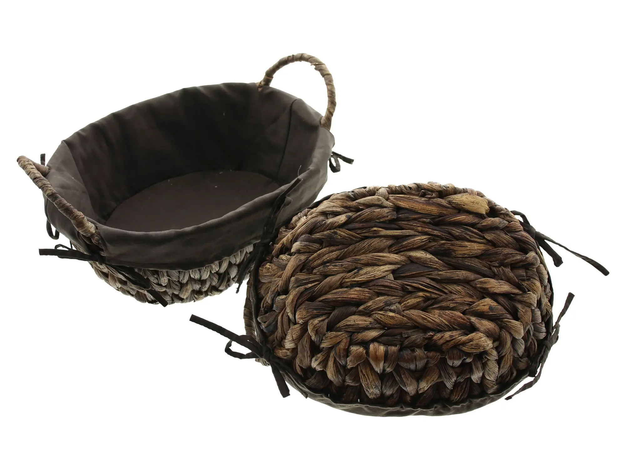Acheter Lot de 2 corbeilles "moka"  dans la boutique en ligne de Frank Flechtwaren pour Coupes