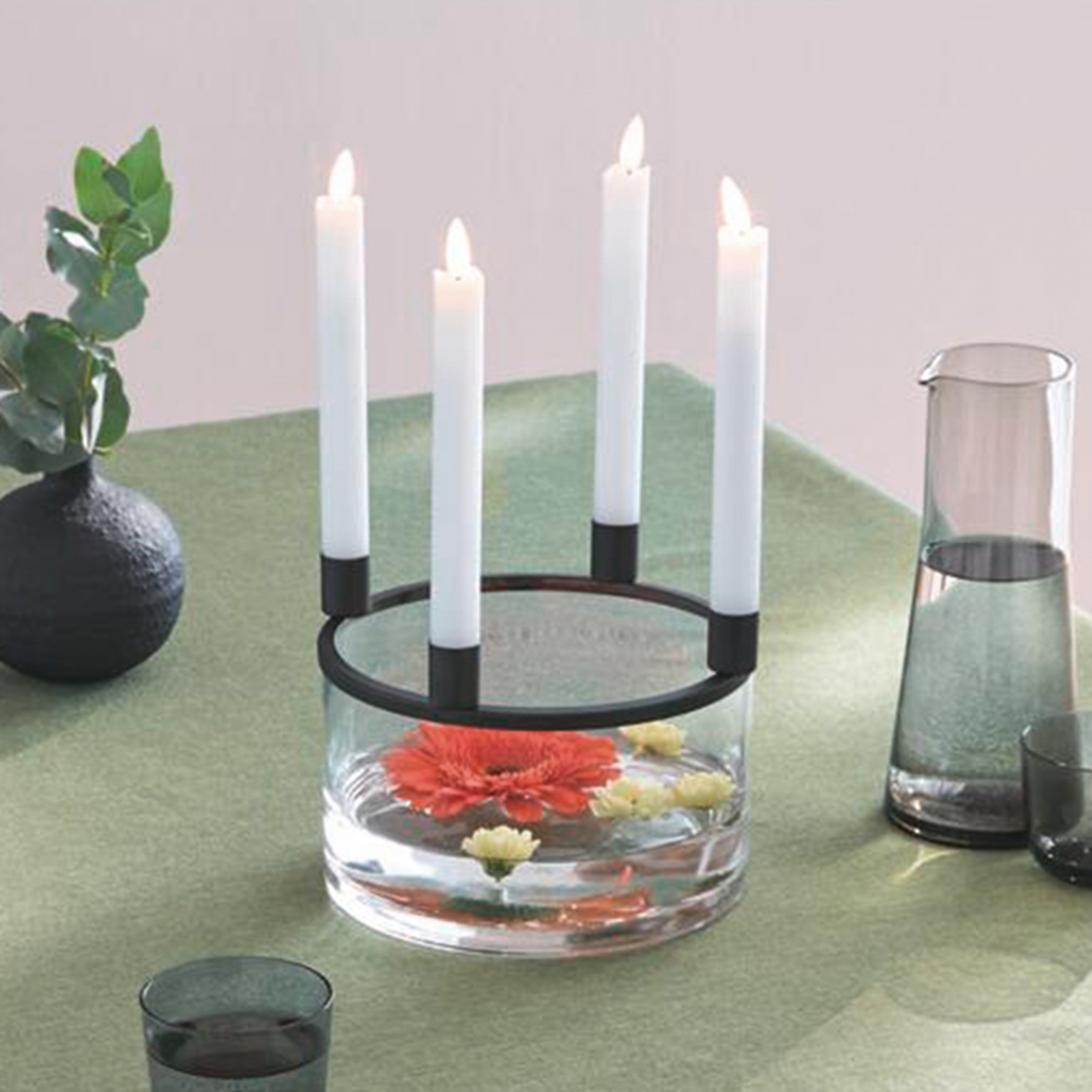 Acheter Lot de 4 bougies tiges "classique"  dans la boutique en ligne de Frank Flechtwaren