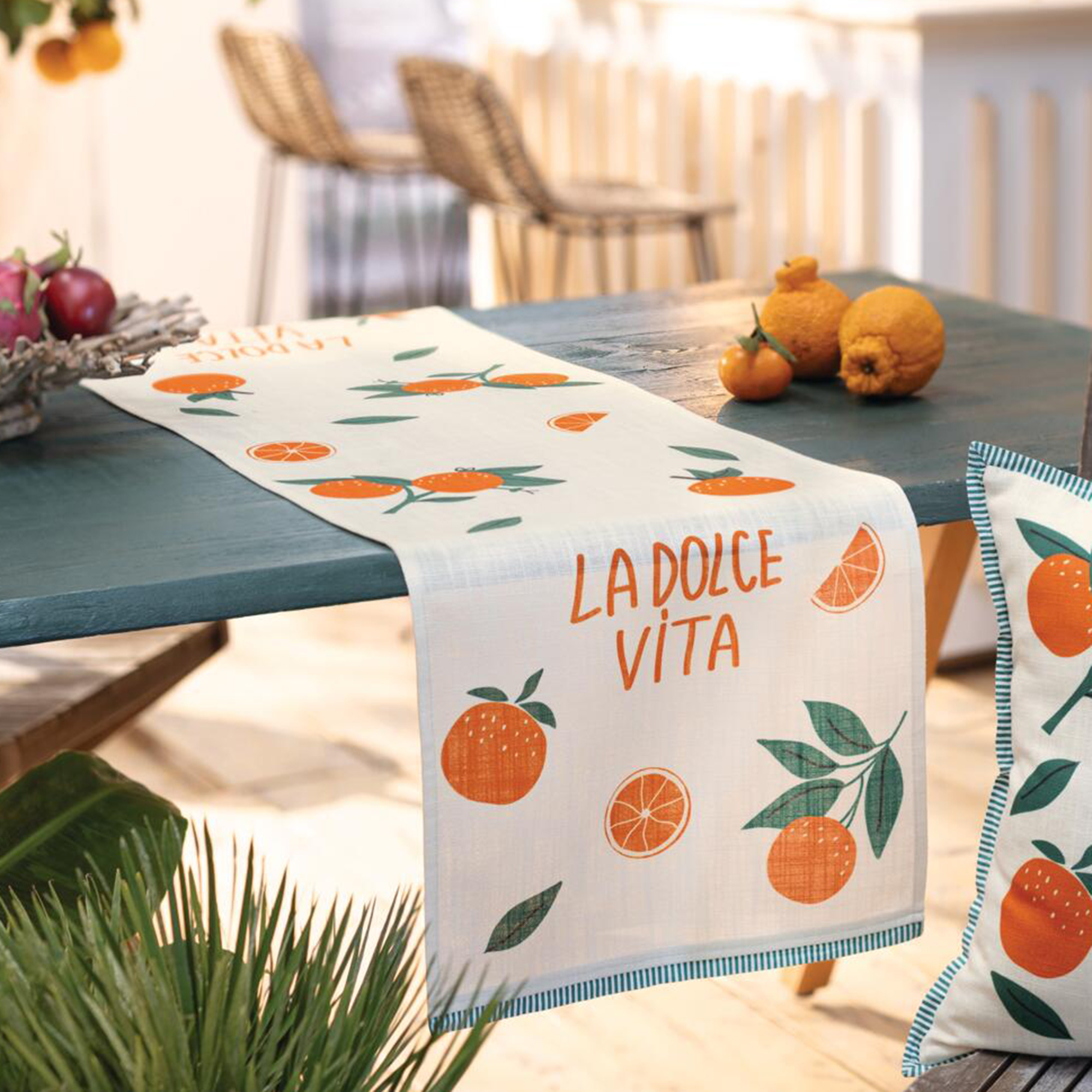 Acheter Chemin de table "La Dolce Vita"  dans la boutique en ligne de Frank Flechtwaren