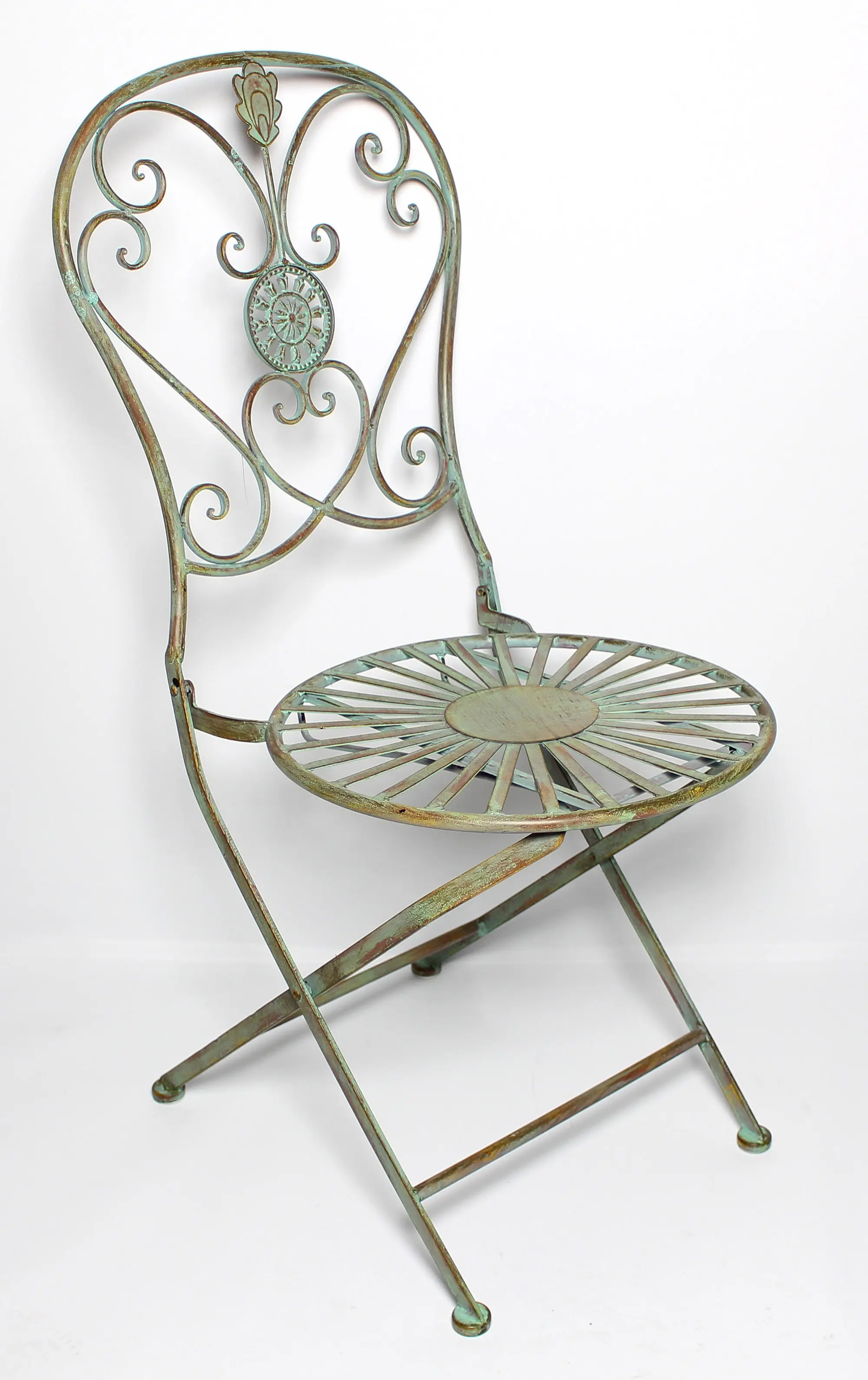 Acheter Chaise en métal "oeil de paon"  dans la boutique en ligne de Frank Flechtwaren pour Fauteuils &amp; chaises