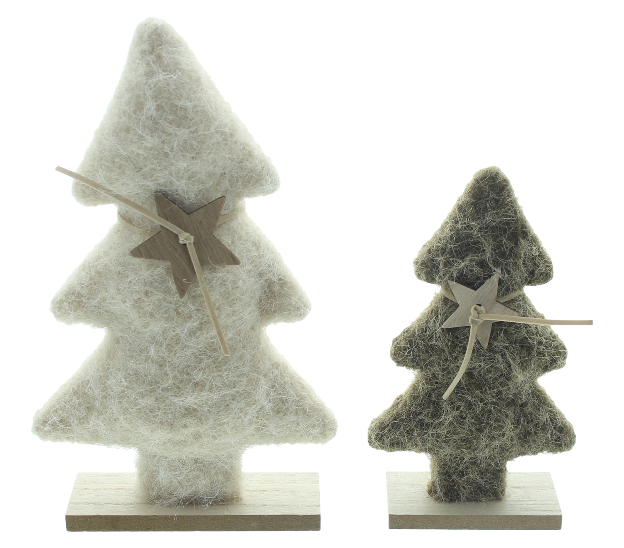 Acheter Lot de 2 sapins "beige &amp; brun"  dans la boutique en ligne de Frank Flechtwaren pour Sapins