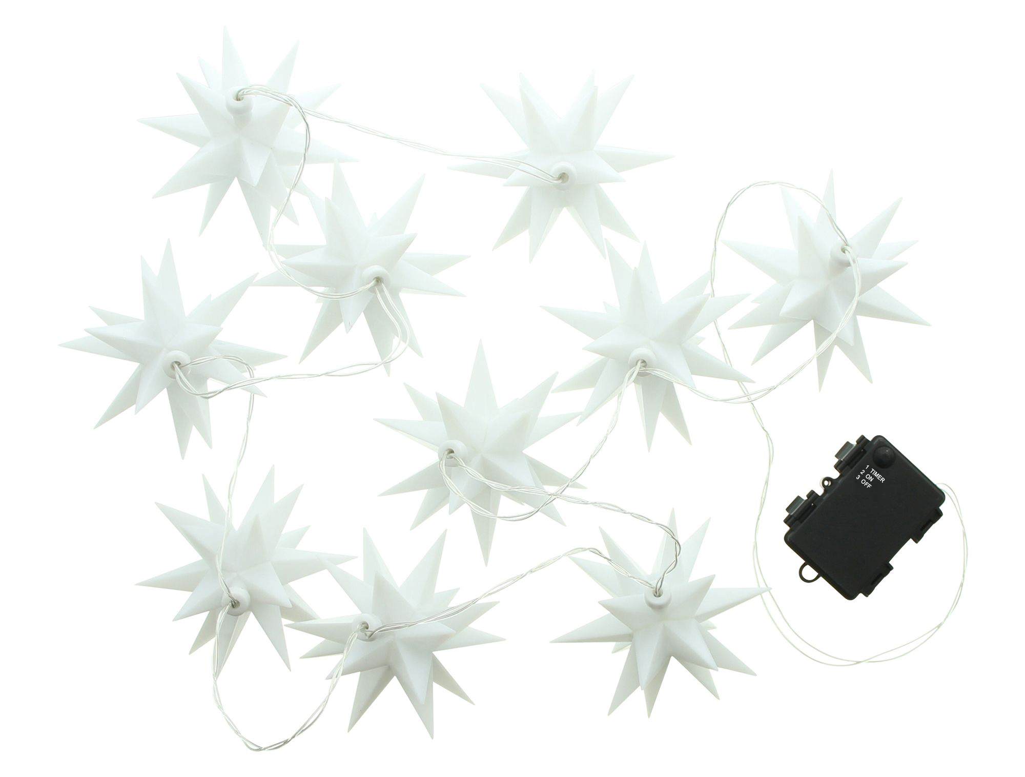 Acheter Guirlande LED "étoiles 3D"  dans la boutique en ligne de Frank Flechtwaren pour Décorations pour sapins de Noël