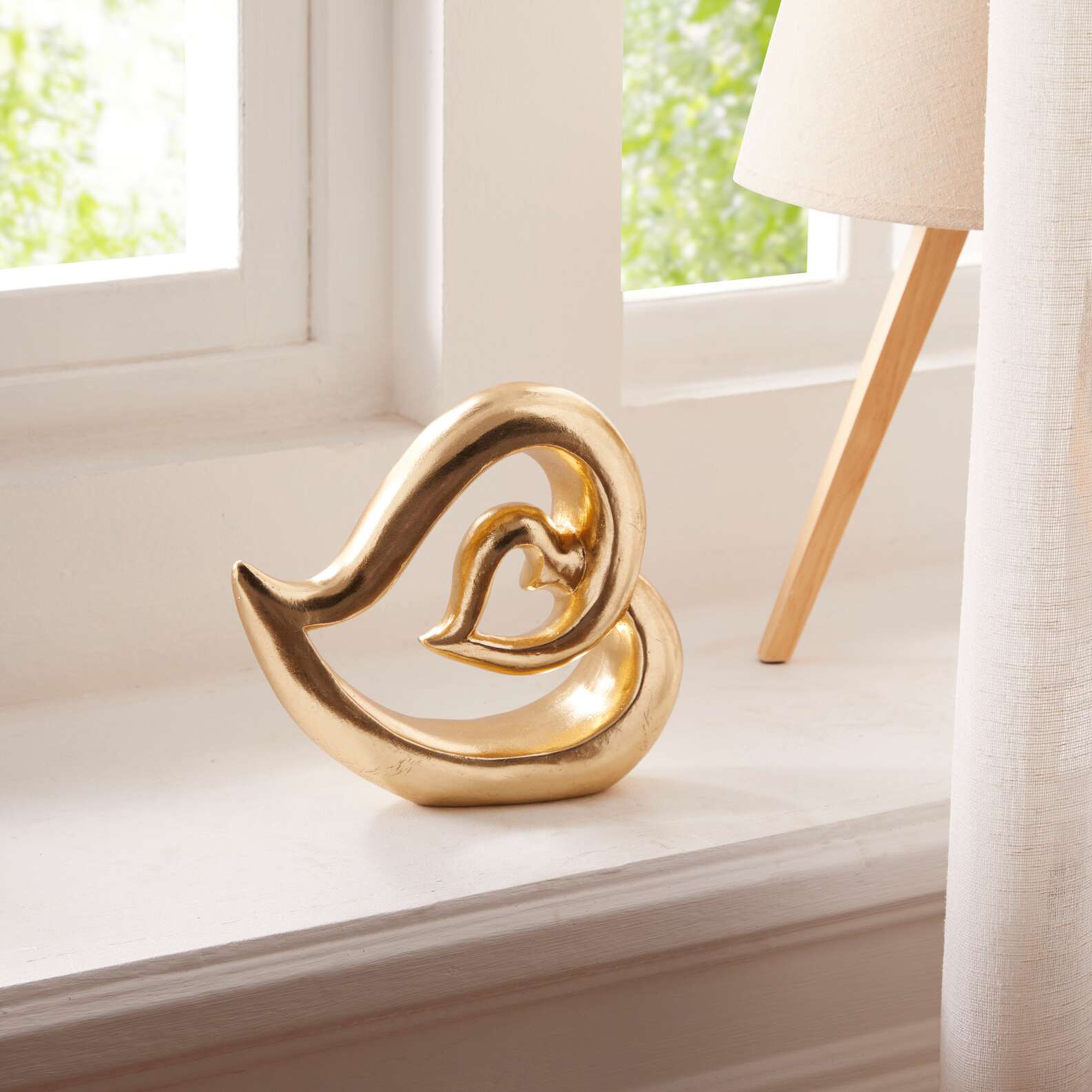 Acheter Coeur "doré"  dans la boutique en ligne de Frank Flechtwaren