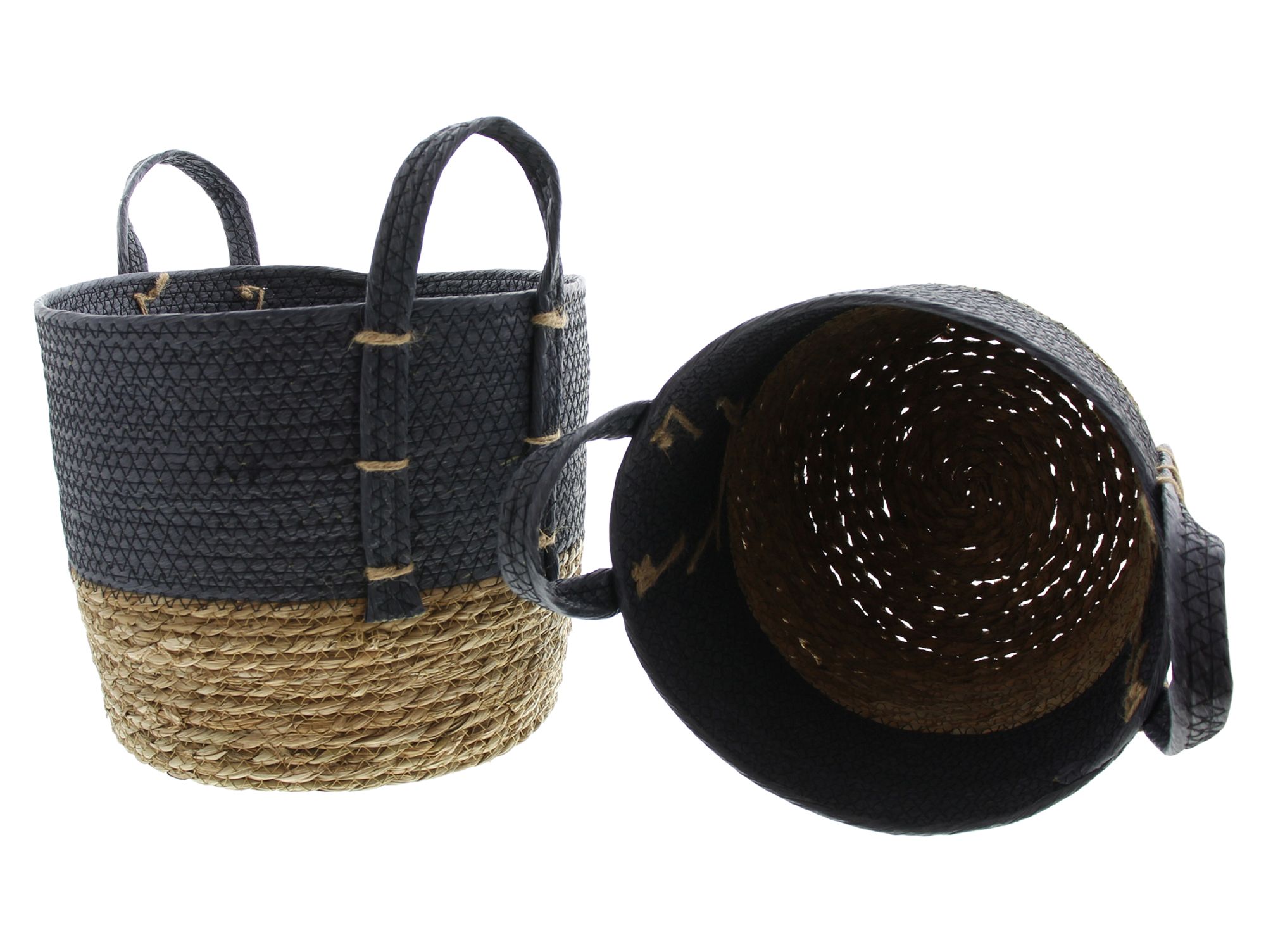 Acheter Lot de 2 paniers "bleu naturel" dans la boutique en ligne de Frank Flechtwaren pour Paniers de remplissage & universels Acheter Lot de 2 paniers "bleu naturel" dans la boutique en ligne de Frank Flechtwaren pour Paniers de remplissage & universels
