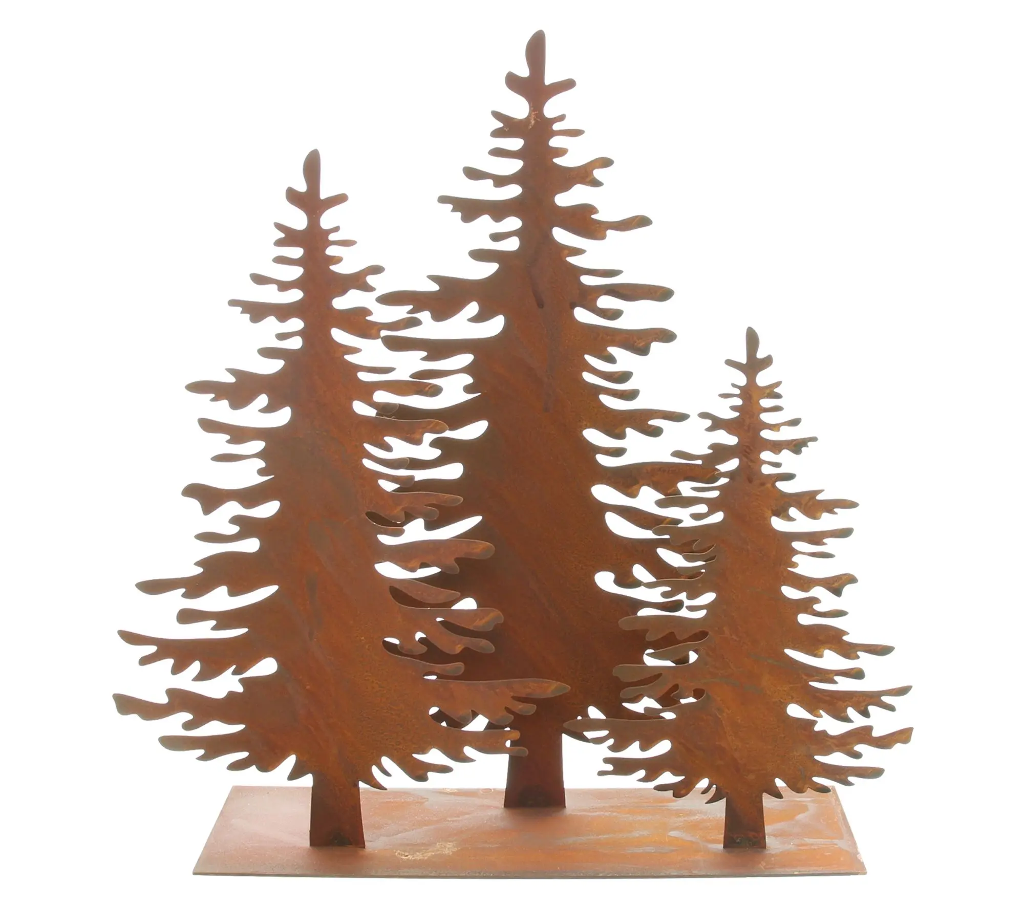 Acheter Décoration rouillée « Forêt de sapins »  dans la boutique en ligne de Frank Flechtwaren pour Sapins