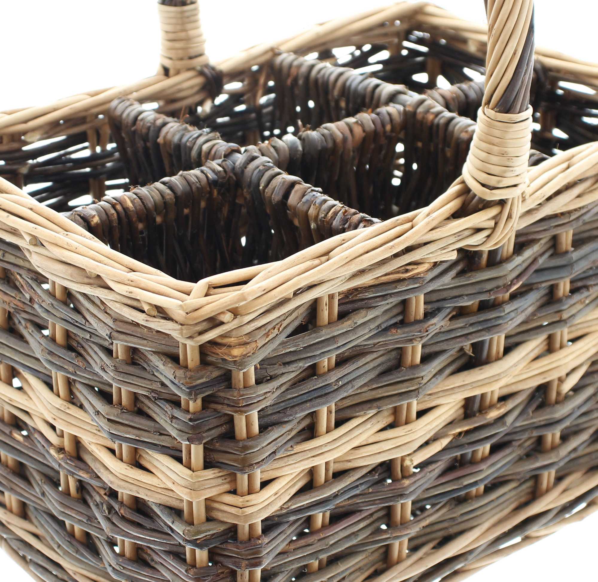 Acheter Panier à bouteilles "nature", pour 6 bouteilles  dans la boutique en ligne de Frank Flechtwaren pour Cuisine