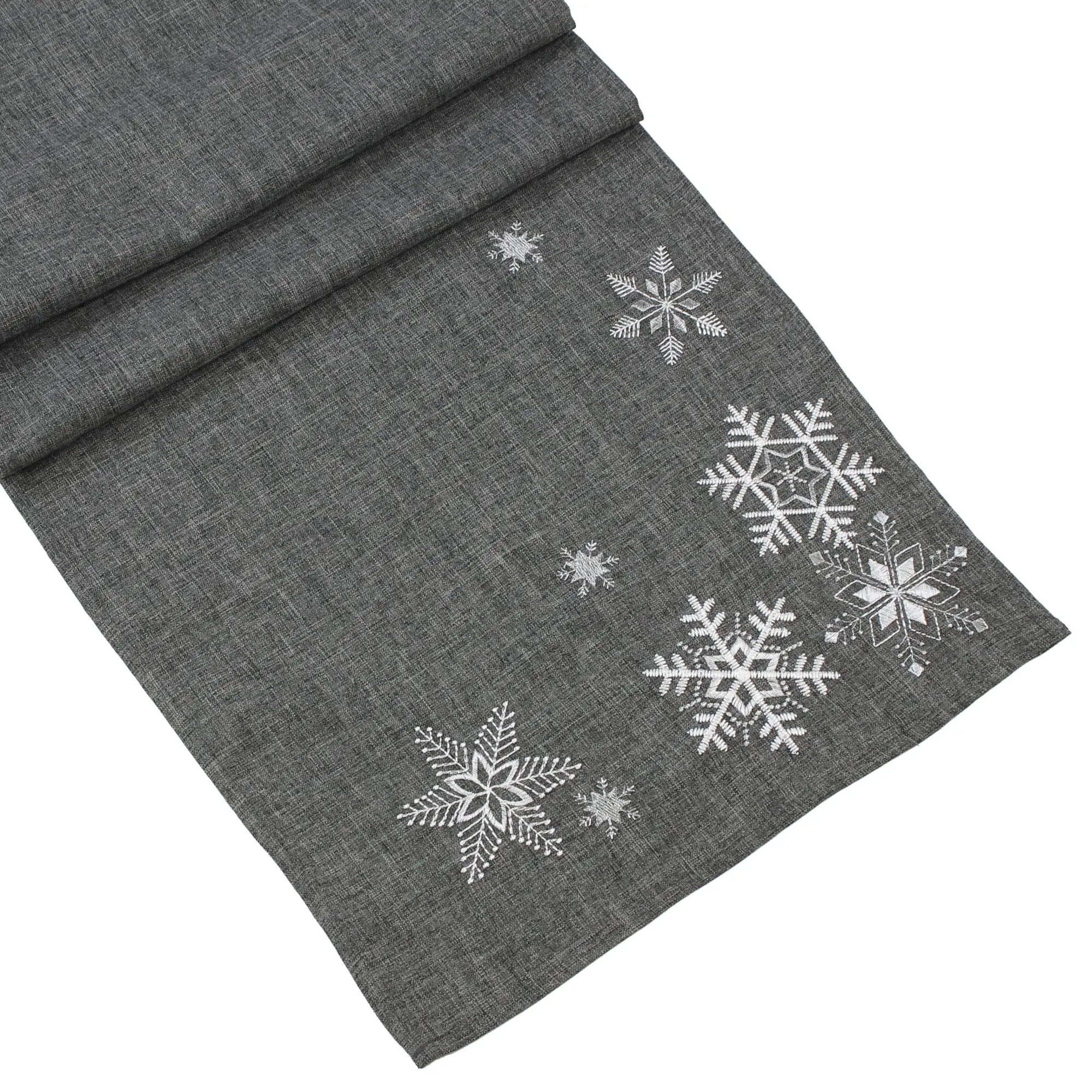 Acheter Chemin de table "cristaux de neige argenté" dans la boutique en ligne de Frank Flechtwaren pour Chemins de table Acheter Chemin de table "cristaux de neige argenté" dans la boutique en ligne de Frank Flechtwaren pour Chemins de table