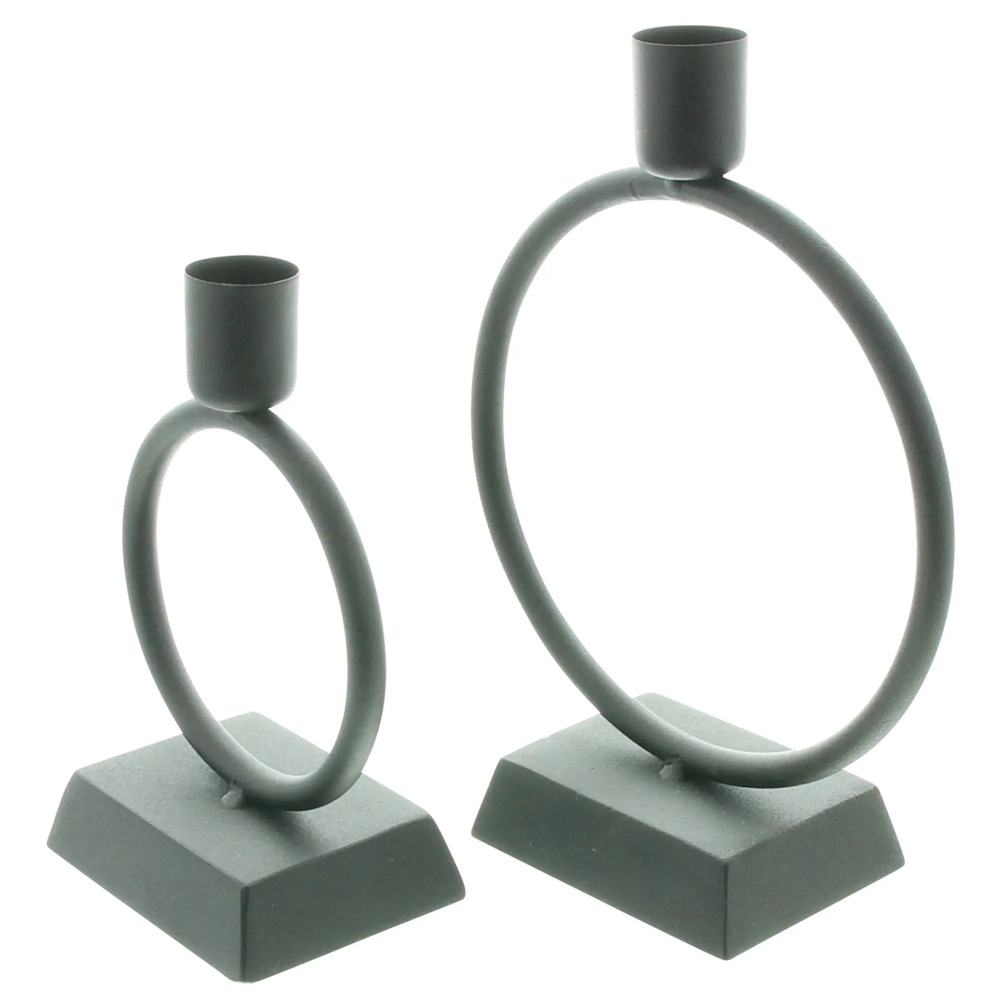 Acheter Lot de 2 bougeoirs bougie-tige "anneau"  dans la boutique en ligne de Frank Flechtwaren pour Pâques