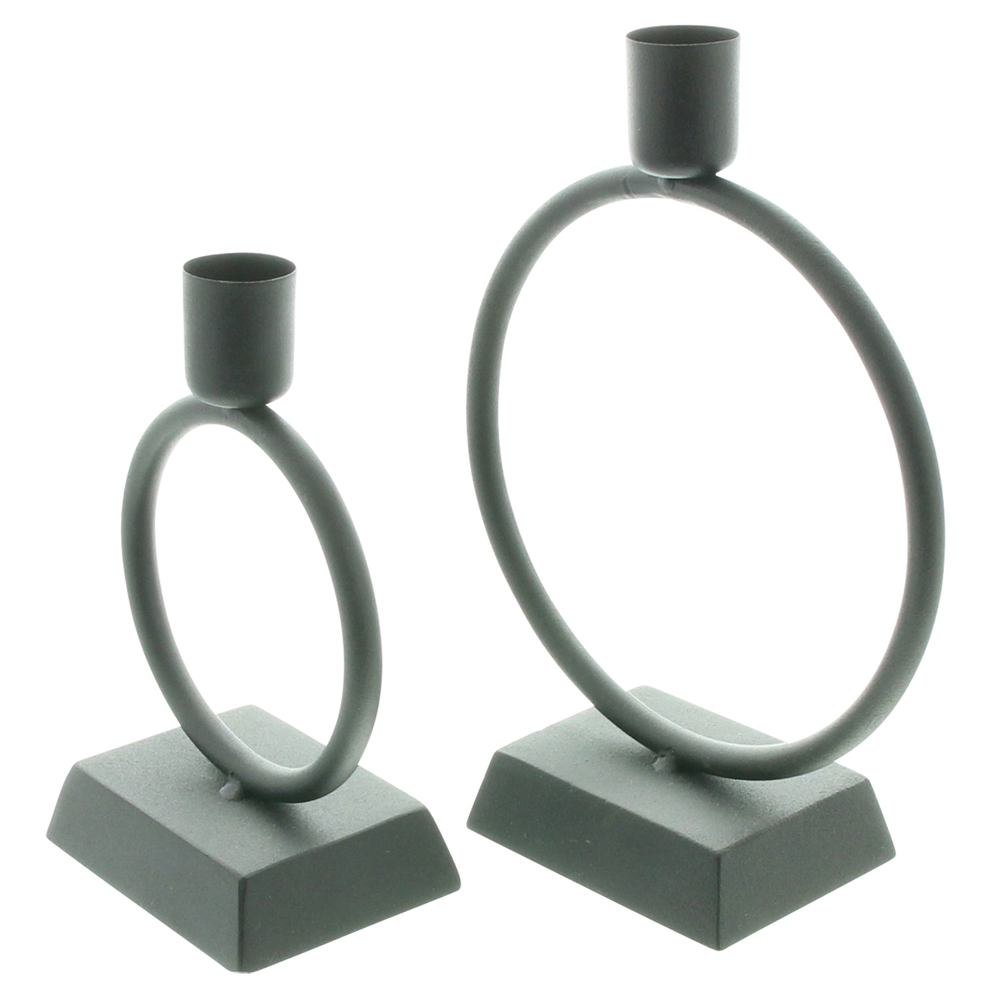 Acheter Lot de 2 bougeoirs bougie-tige "anneau"  dans la boutique en ligne de Frank Flechtwaren pour Pâques