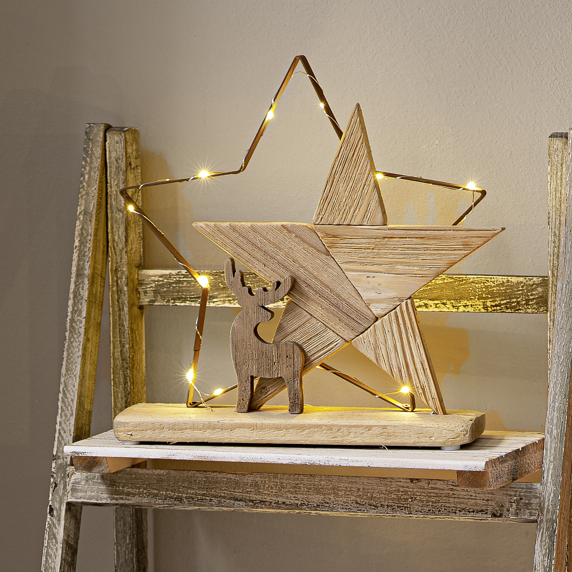 Acheter Décoration LED "étoile lumineuse"  dans la boutique en ligne de Frank Flechtwaren pour Noël
