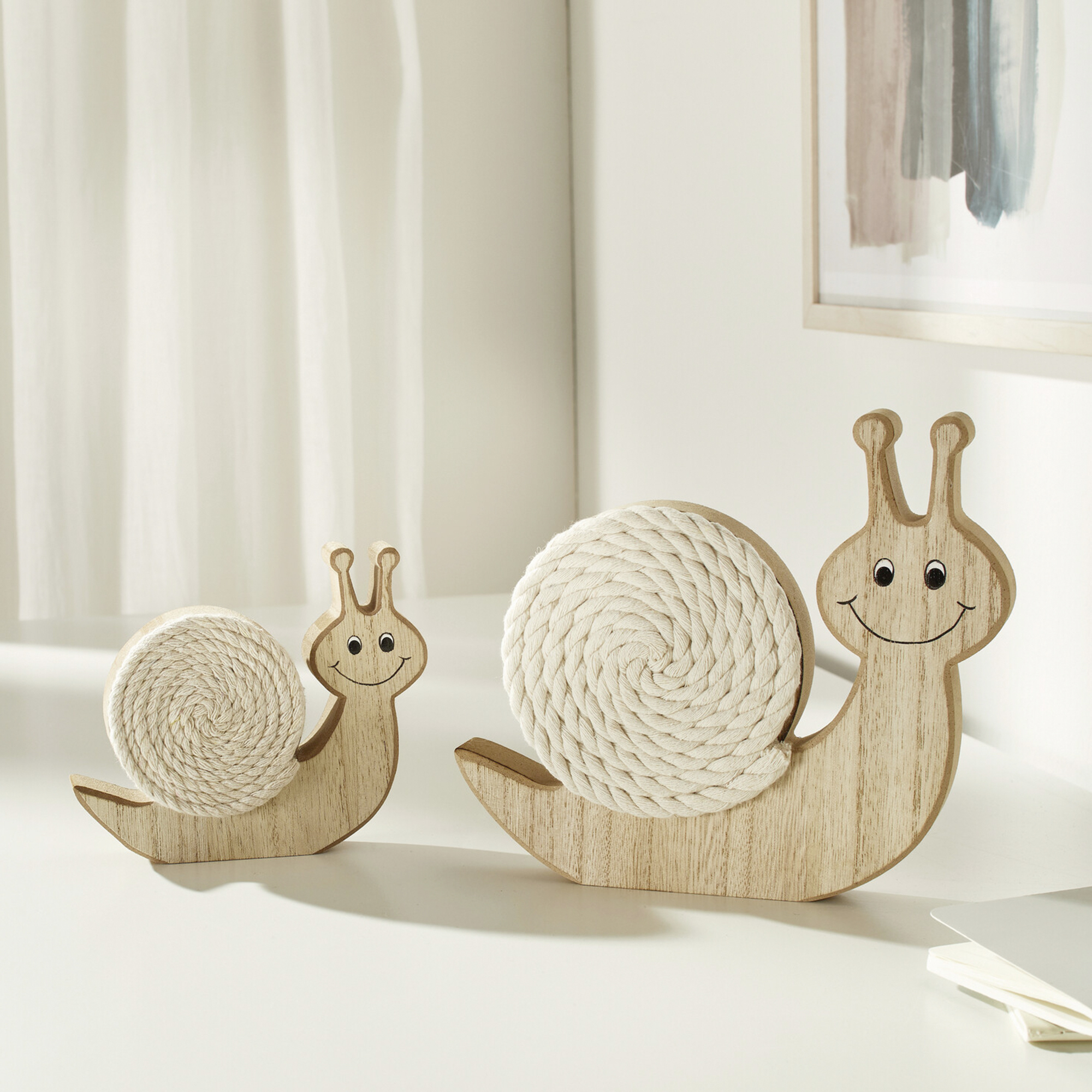 Acheter Lot de 2 escargots "Happy"  dans la boutique en ligne de Frank Flechtwaren