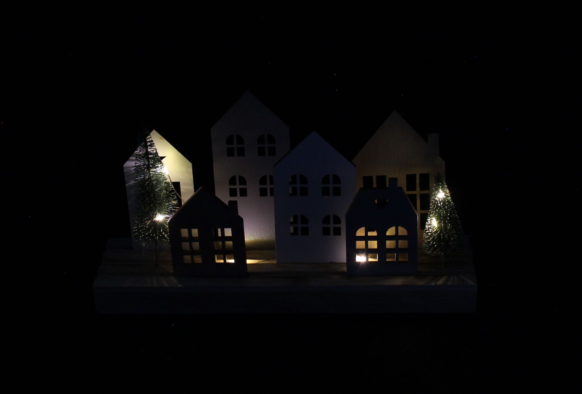 Acheter Plateau LED "maisons"  dans la boutique en ligne de Frank Flechtwaren pour Décoration LED