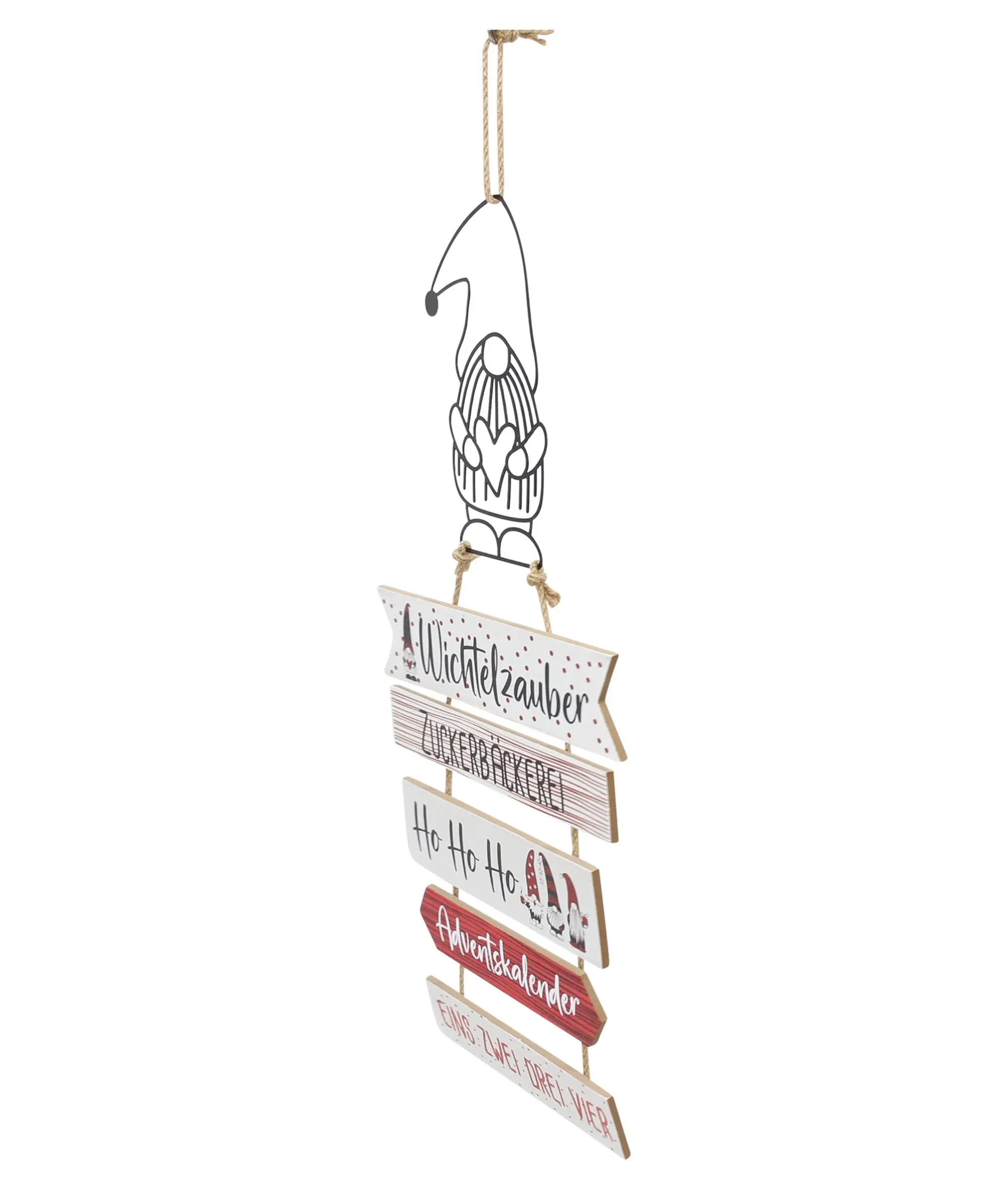 Acheter Panneau « La magie des lutins de Noël »  dans la boutique en ligne de Frank Flechtwaren pour Décorations à suspendre