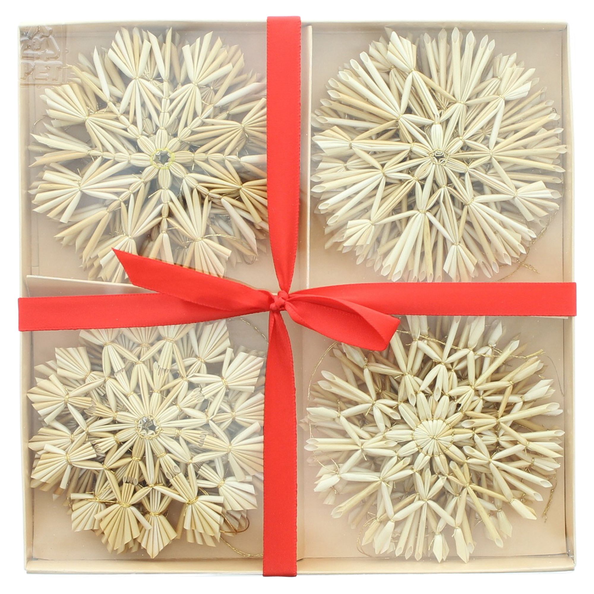 Acheter Lot de 20 étoiles en paille "Tradition"  dans la boutique en ligne de Frank Flechtwaren pour Décorations pour sapins de Noël