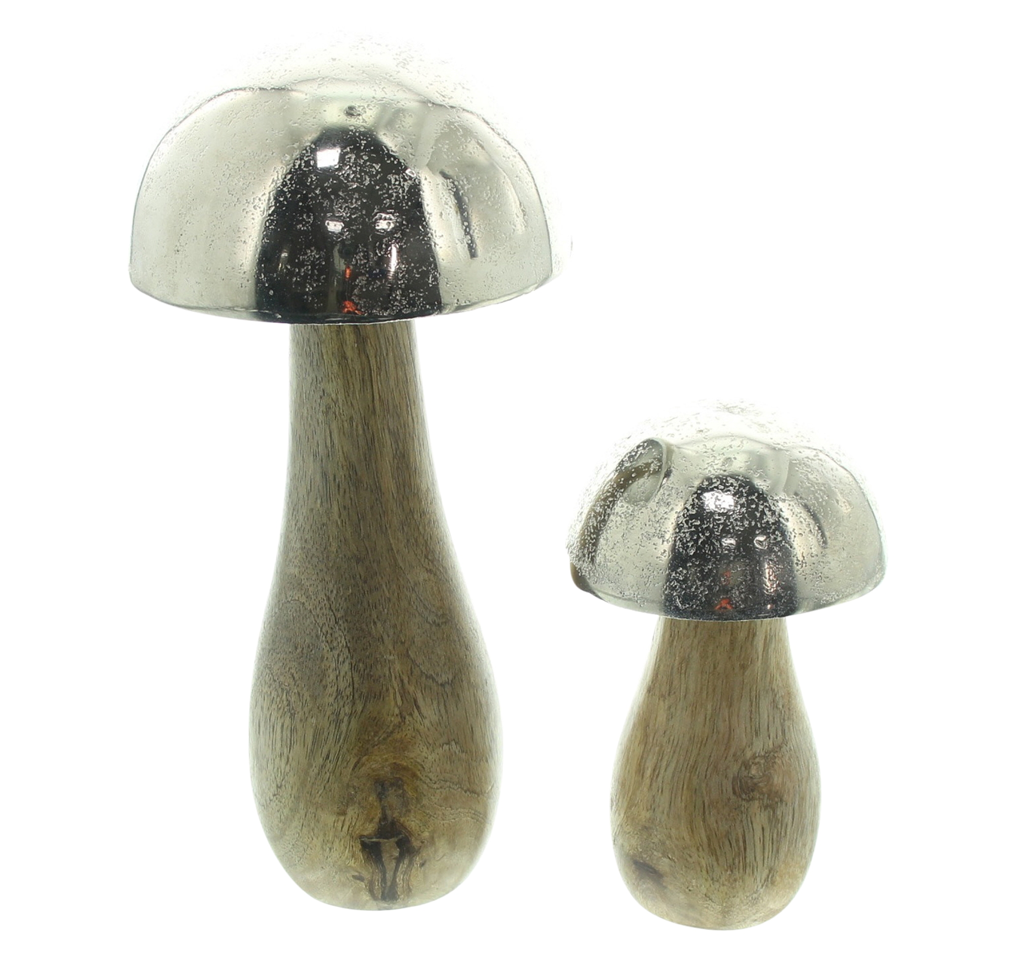 Acheter Lot de 2 champignons "bois de manguier"  dans la boutique en ligne de Frank Flechtwaren