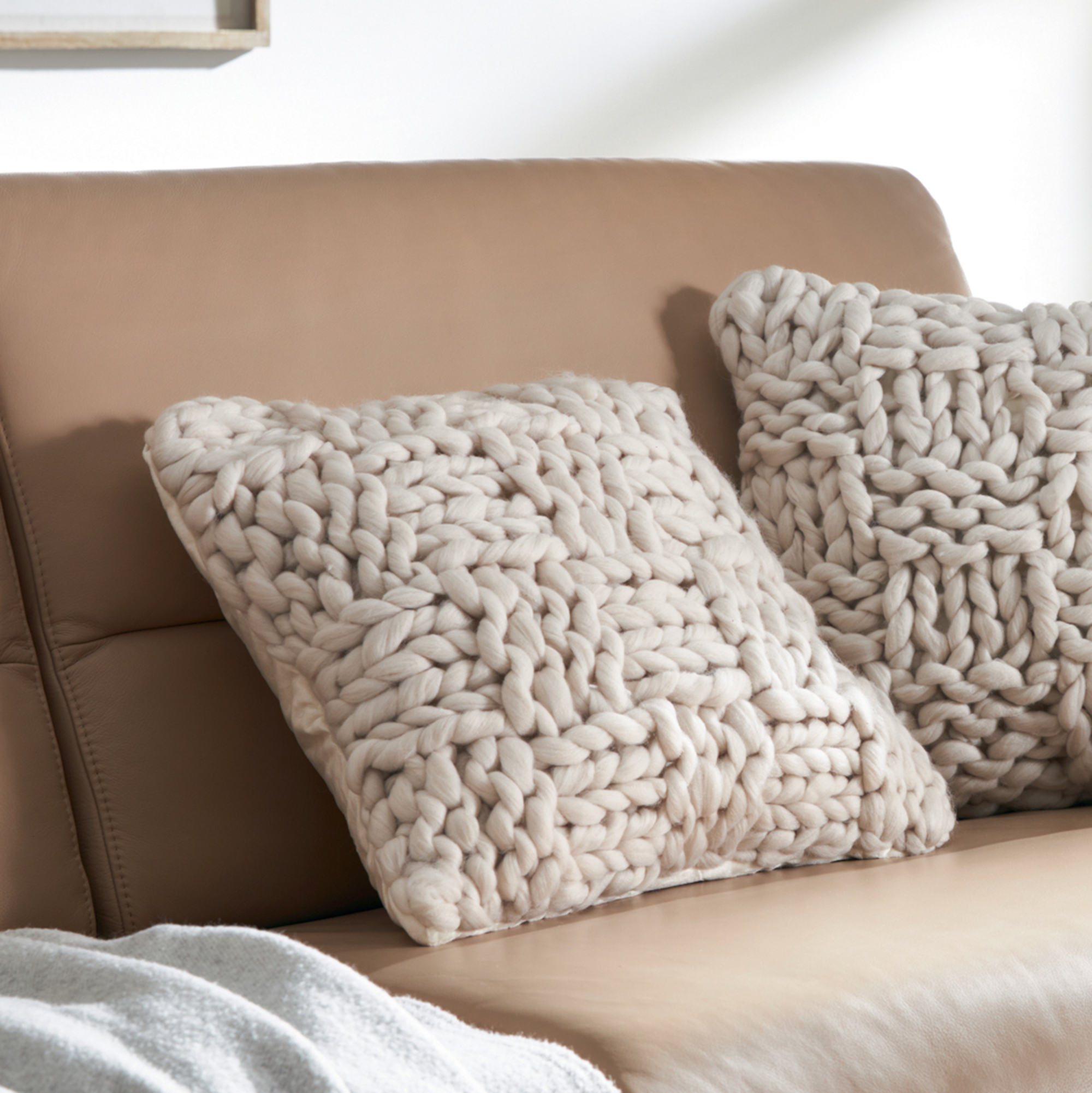 Acheter Housse de coussin "tricot"  dans la boutique en ligne de Frank Flechtwaren