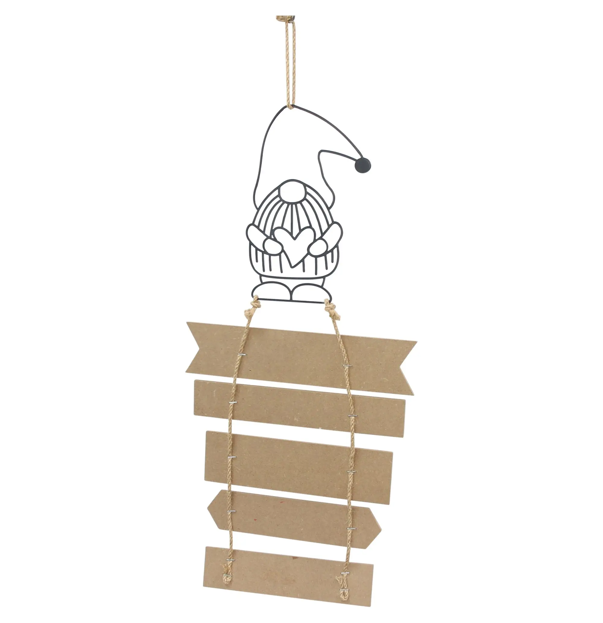 Acheter Panneau « La magie des lutins de Noël »  dans la boutique en ligne de Frank Flechtwaren pour Décorations à suspendre