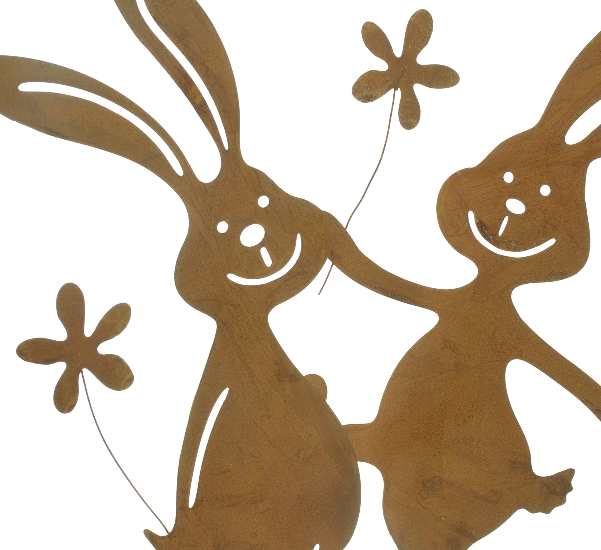 Acheter Lot de 2 figurines "joie de lapins"  dans la boutique en ligne de Frank Flechtwaren pour Nouvel arrivage