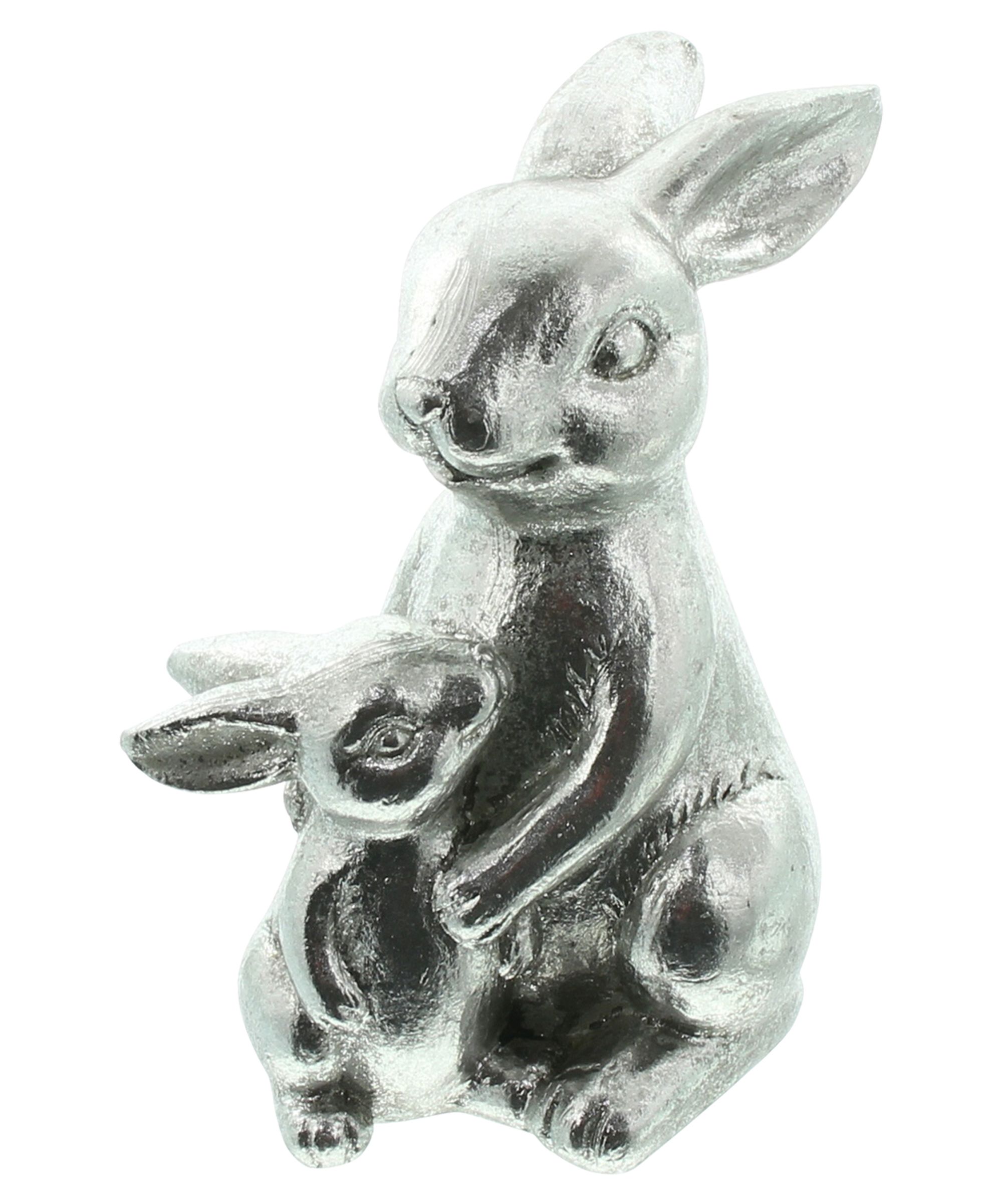 Acheter Figurine "maman lapin avec petit"  dans la boutique en ligne de Frank Flechtwaren pour Pâques