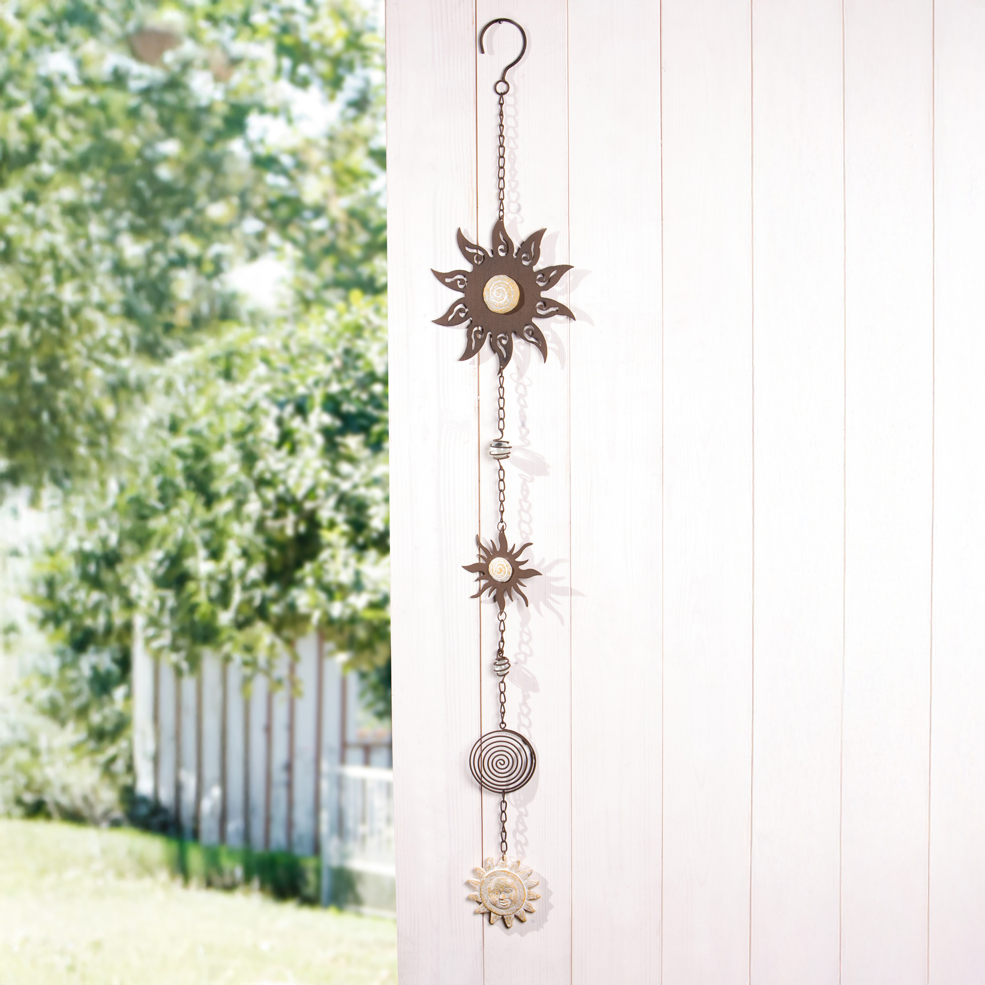 Acheter Suspension métal "soleil"  dans la boutique en ligne de Frank Flechtwaren