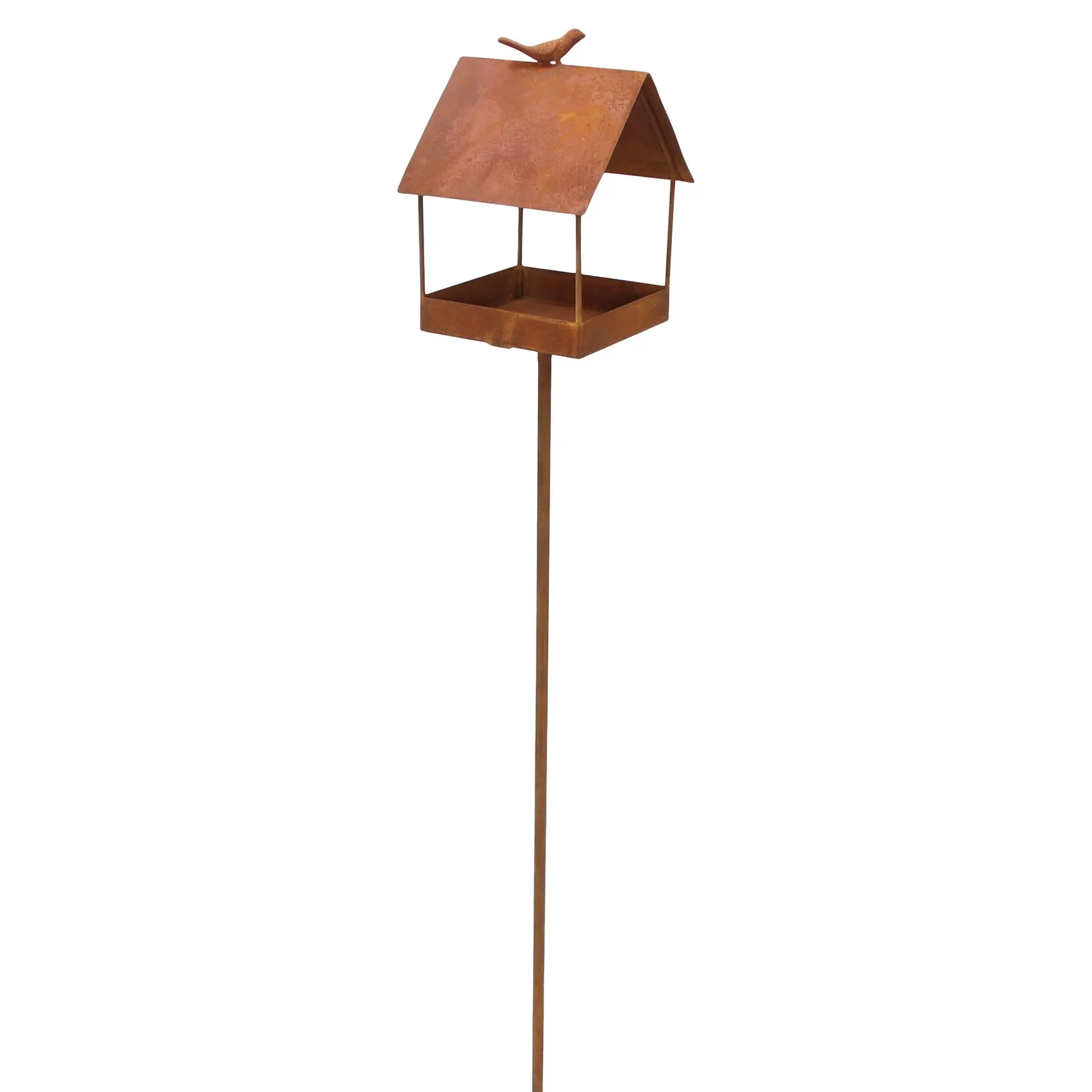 Acheter Pic de jardin "maison d'oiseau"  dans la boutique en ligne de Frank Flechtwaren pour Décoration rouille pour votre jardin