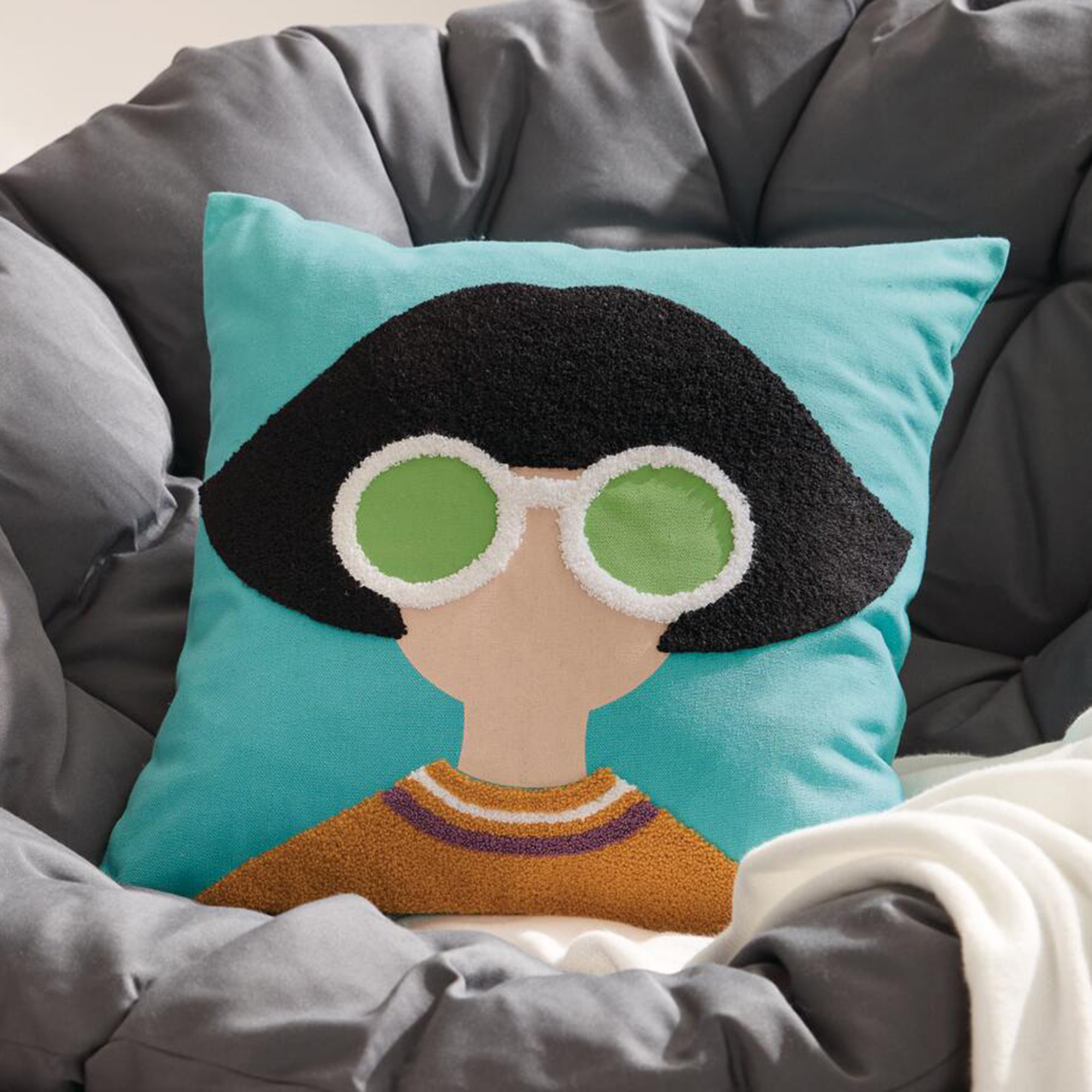 Acheter Housse de coussin "Popart-Style"  dans la boutique en ligne de Frank Flechtwaren