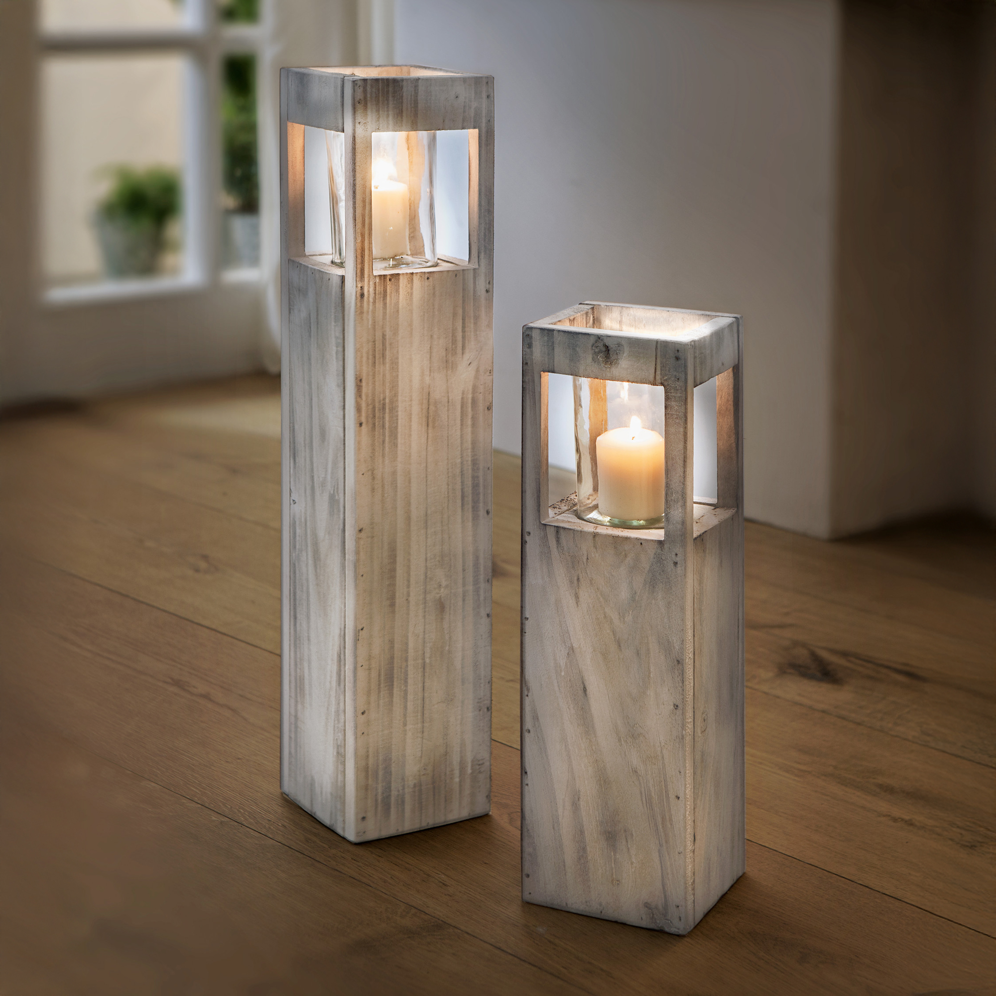 Acheter Bougeoir colonne "Shabby-Charme", GM  dans la boutique en ligne de Frank Flechtwaren