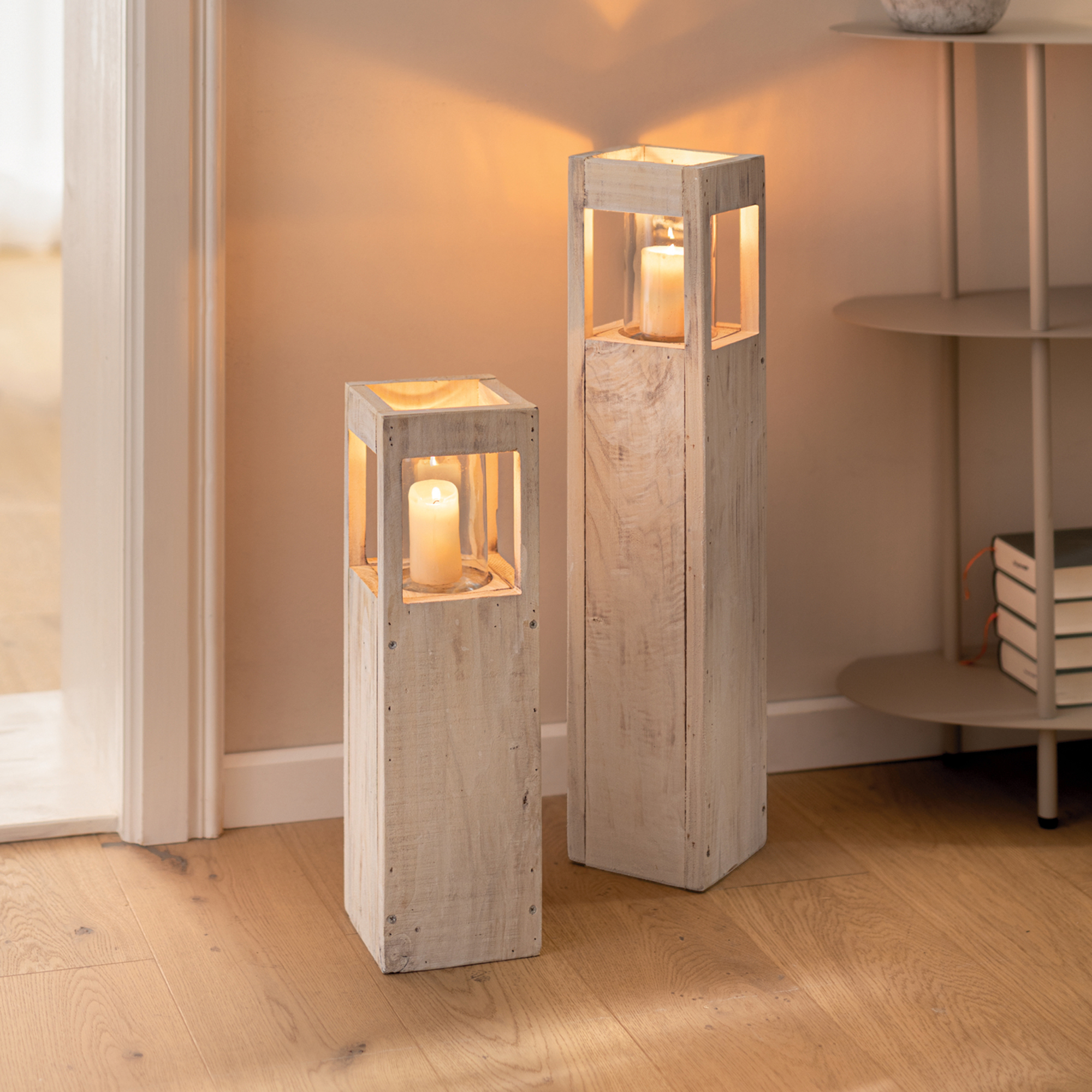 Acheter Bougeoir colonne "Shabby-Charme", GM  dans la boutique en ligne de Frank Flechtwaren