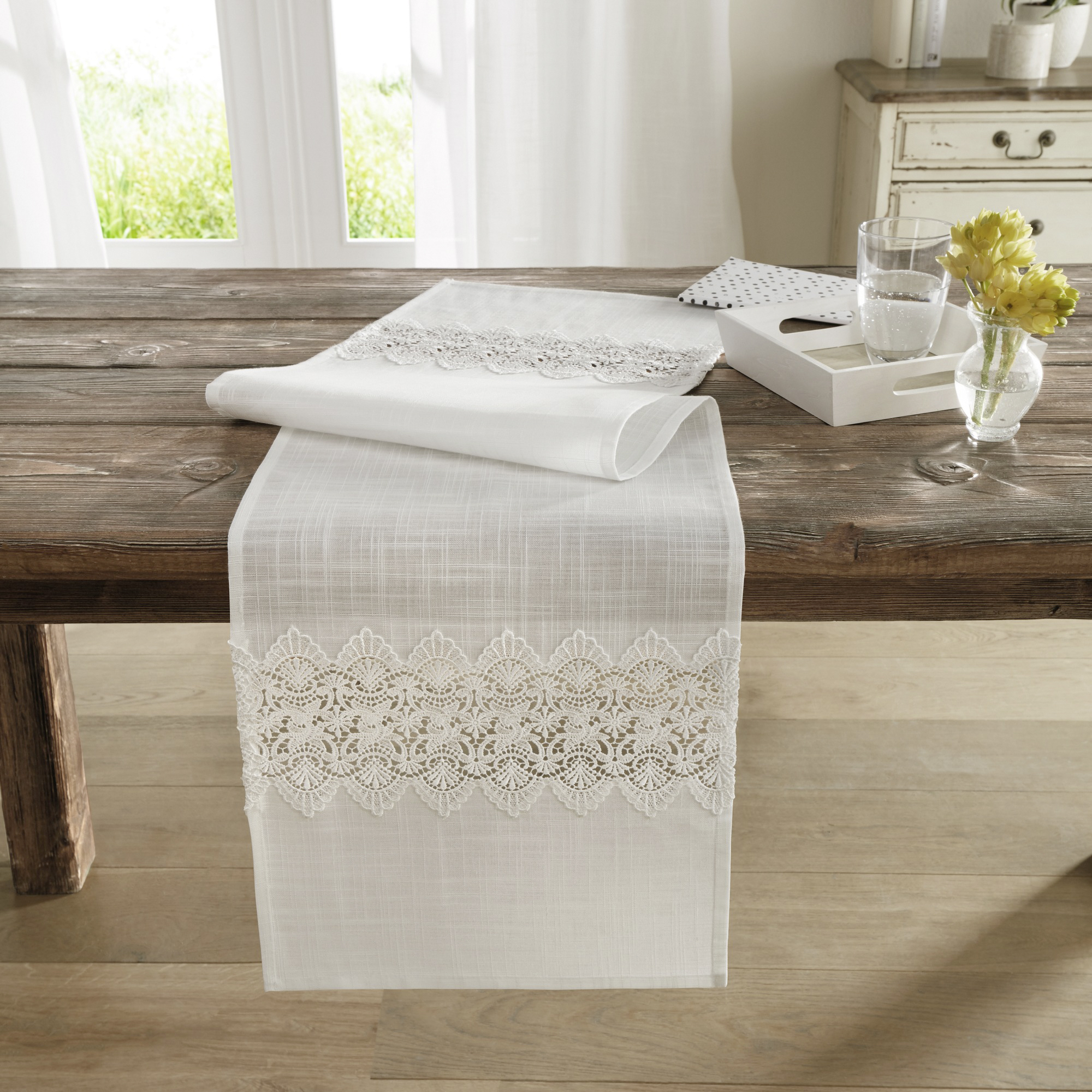 Acheter Chemin de table "crochet"  dans la boutique en ligne de Frank Flechtwaren pour Chemins de table