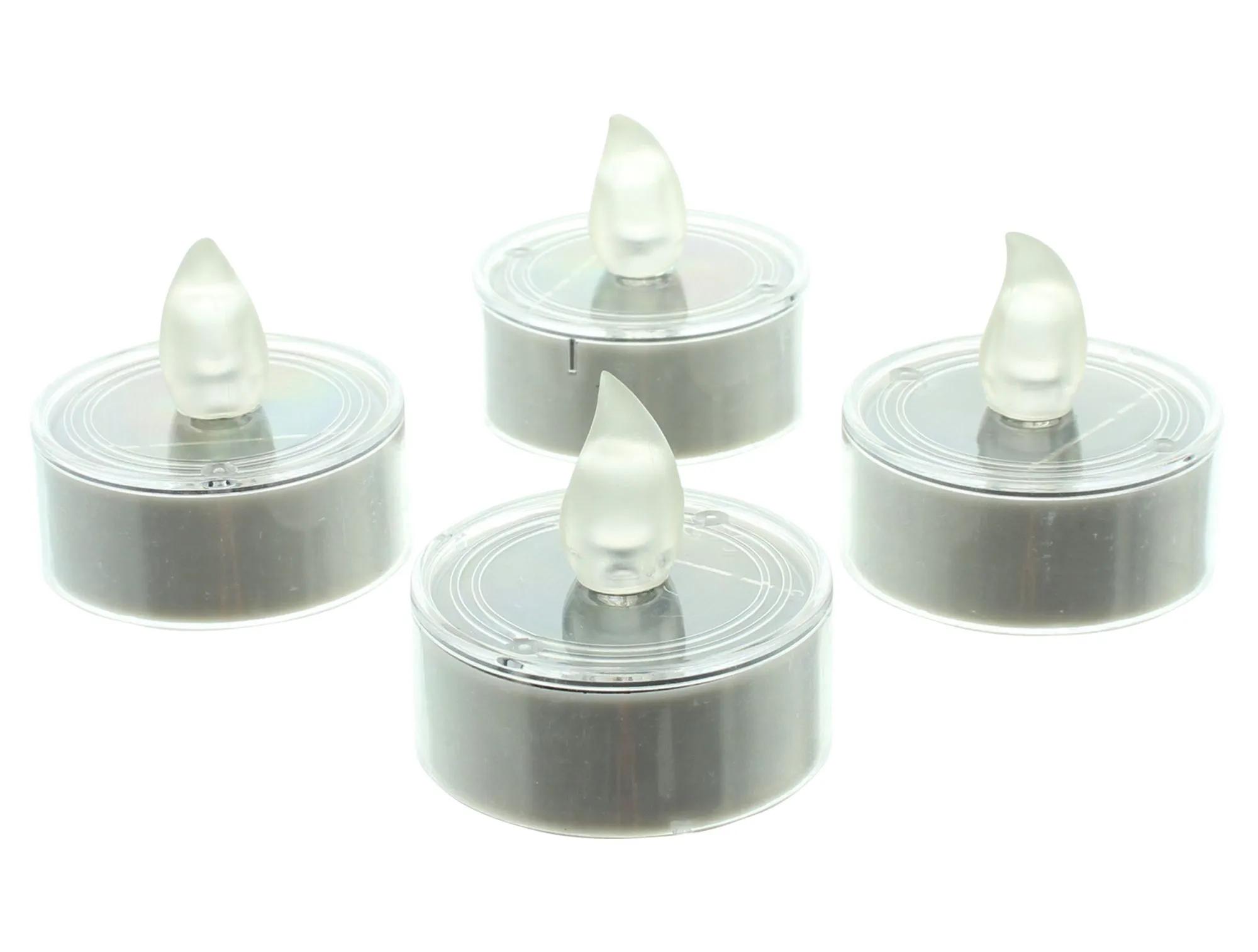 Acheter Lot de 4 Bougies chauffe-plat LED "Solaires"  dans la boutique en ligne de Frank Flechtwaren pour Éclairage solaire