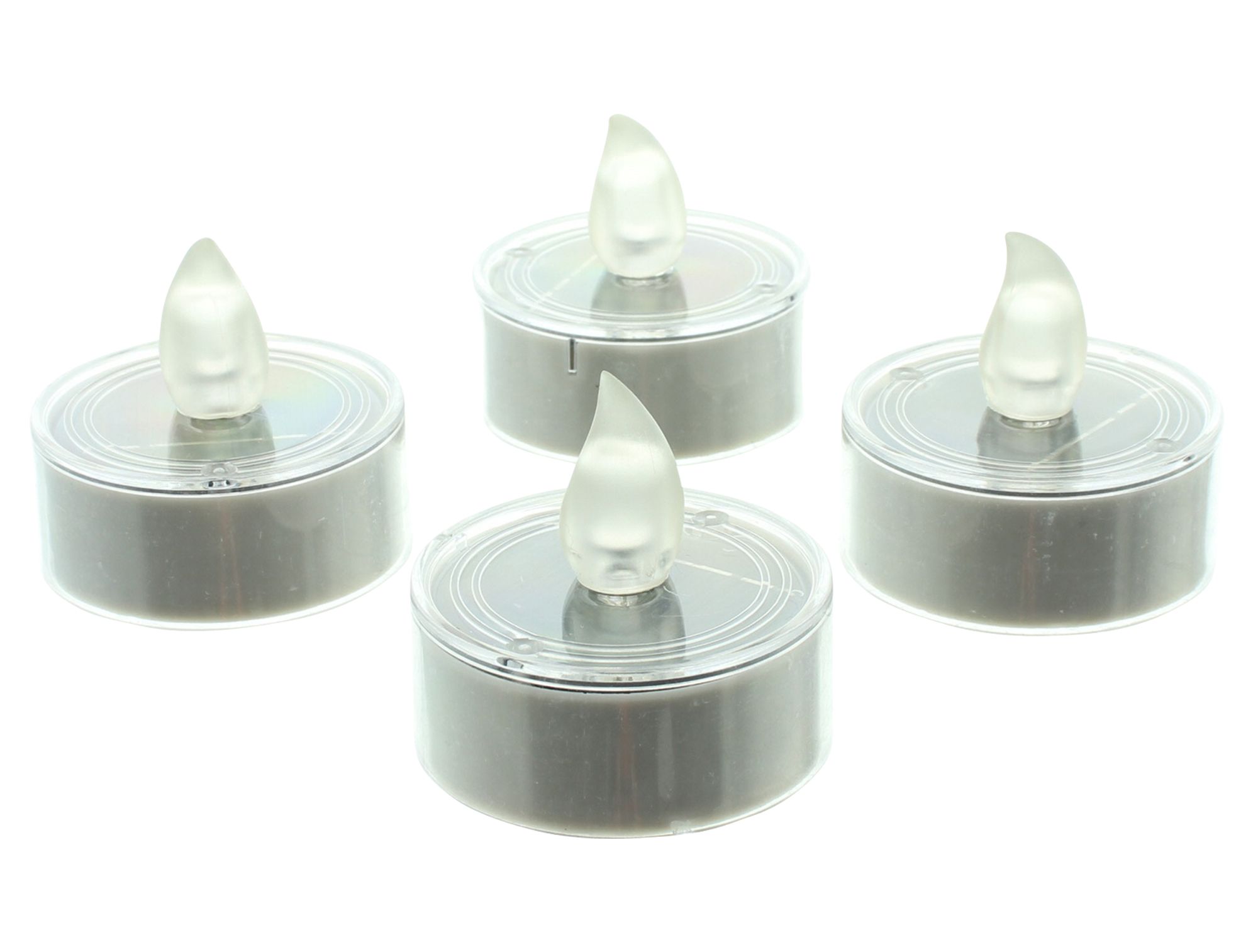 Acheter Lot de 4 Bougies chauffe-plat LED "Solaires"  dans la boutique en ligne de Frank Flechtwaren pour Bougies &amp; LEDs
