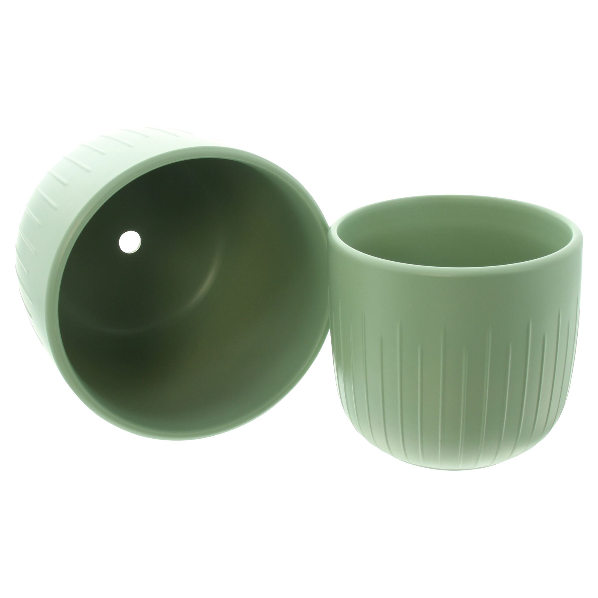 Acheter Lot de 2 pots de fleurs "sauge"  dans la boutique en ligne de Frank Flechtwaren pour Pots de fleurs