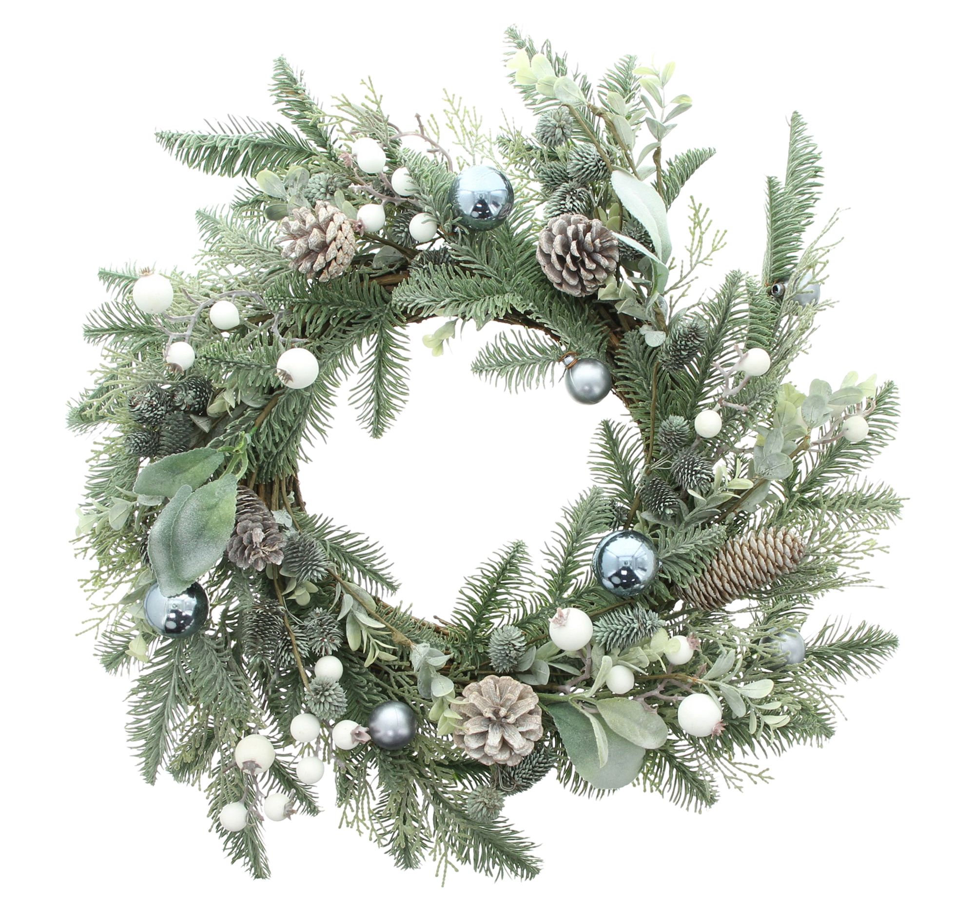 Acheter Couronne "magie d'hiver"  dans la boutique en ligne de Frank Flechtwaren pour Couronnes de Noël