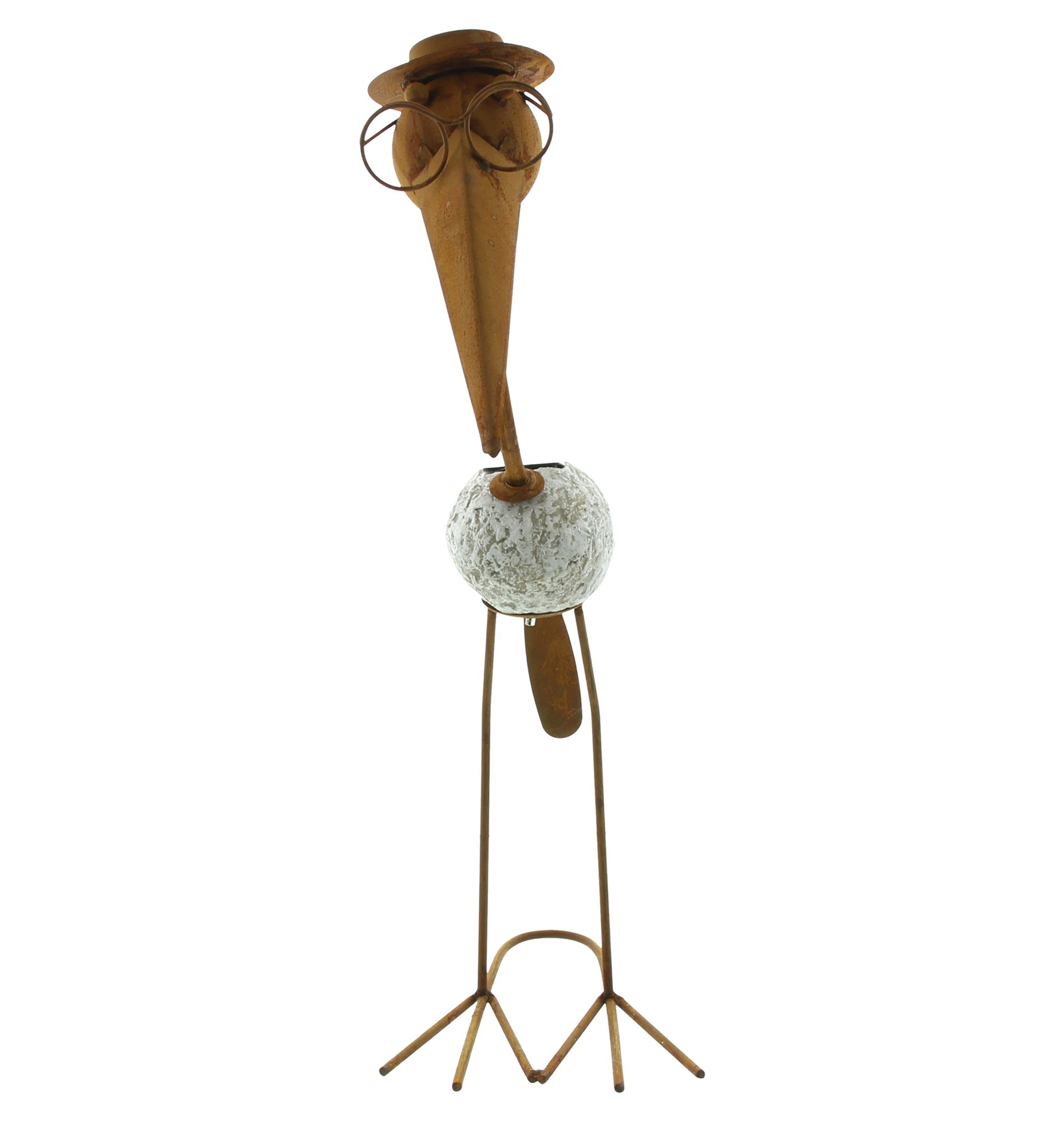 Acheter Oiseau LED "rouille"  dans la boutique en ligne de Frank Flechtwaren pour Figurines de jardin