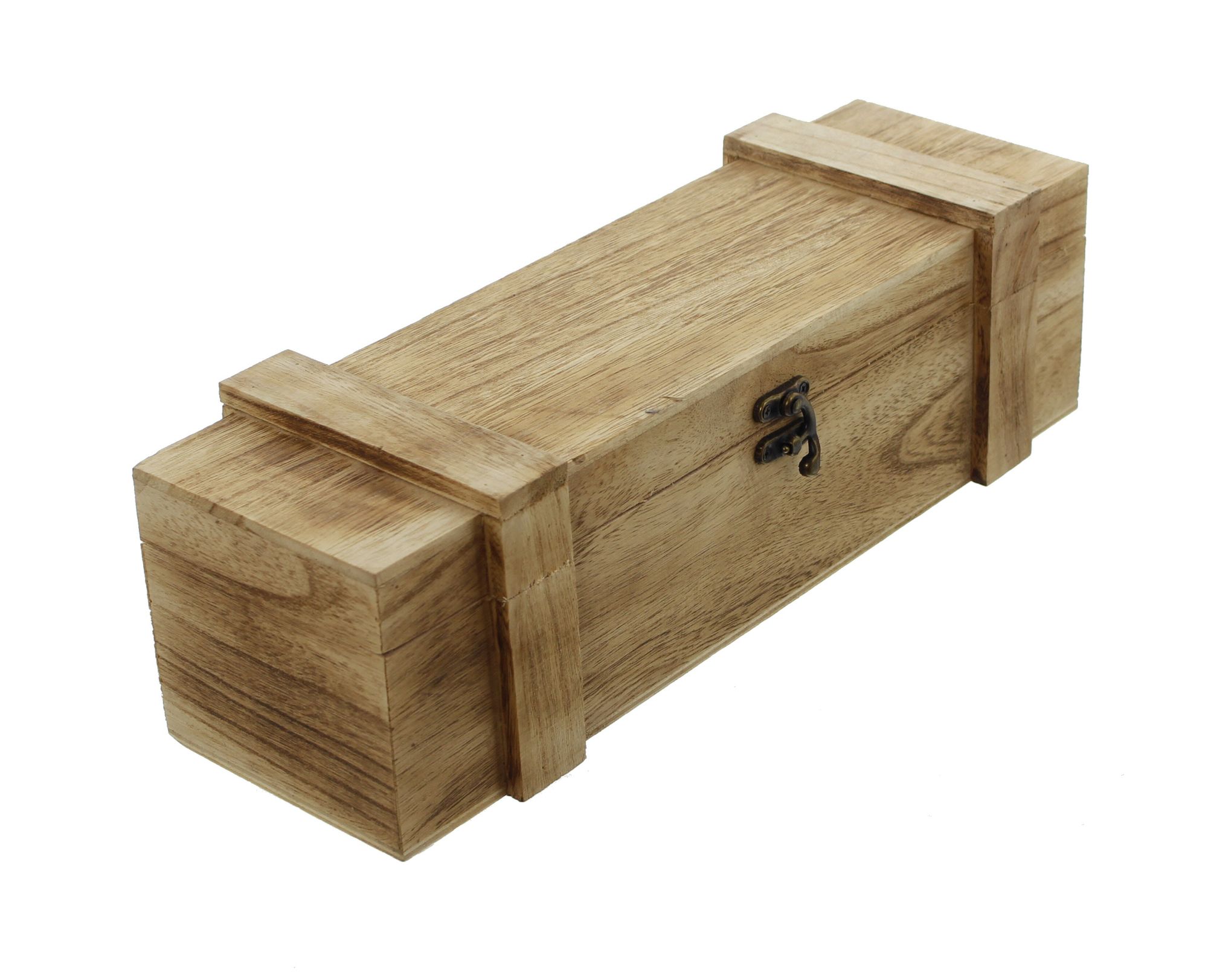Acheter Coffret en bois "rustique" pour 1 bouteille  dans la boutique en ligne de Frank Flechtwaren pour Amateur de vin