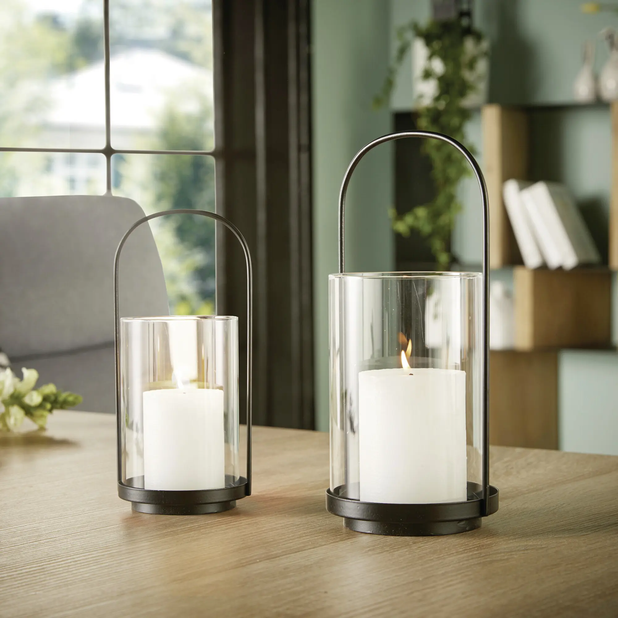 Acheter Lot de 2 photophores "classique"  dans la boutique en ligne de Frank Flechtwaren
