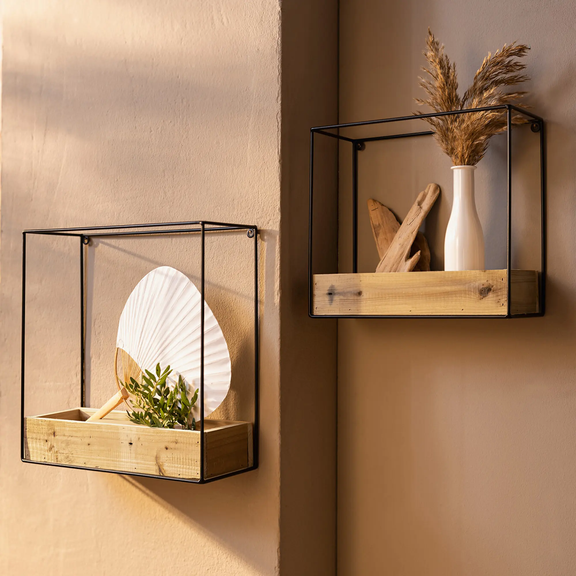 Acheter Lot de 2 jardinières murales "Modern Look"  dans la boutique en ligne de Frank Flechtwaren