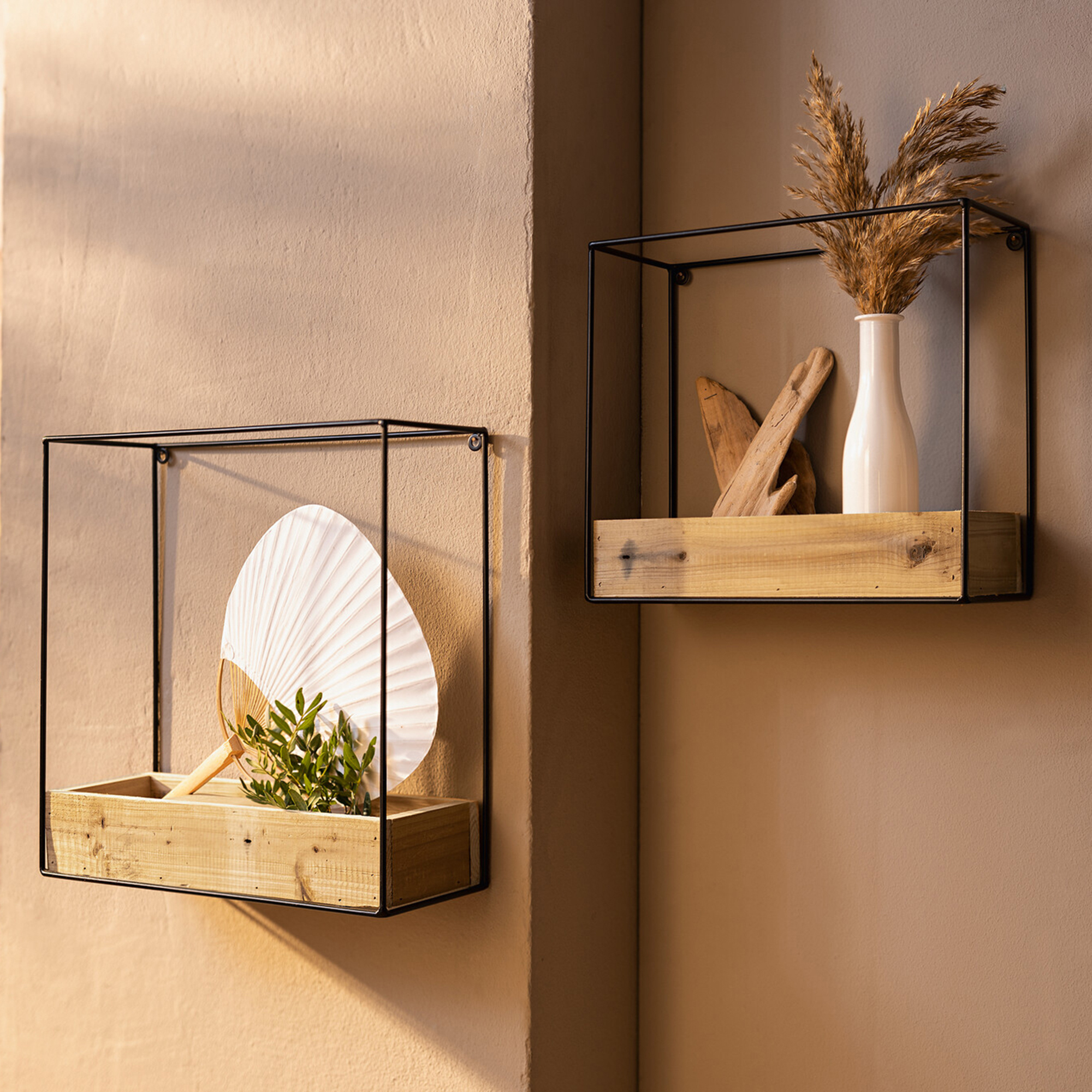 Acheter Lot de 2 jardinières murales "Modern Look"  dans la boutique en ligne de Frank Flechtwaren