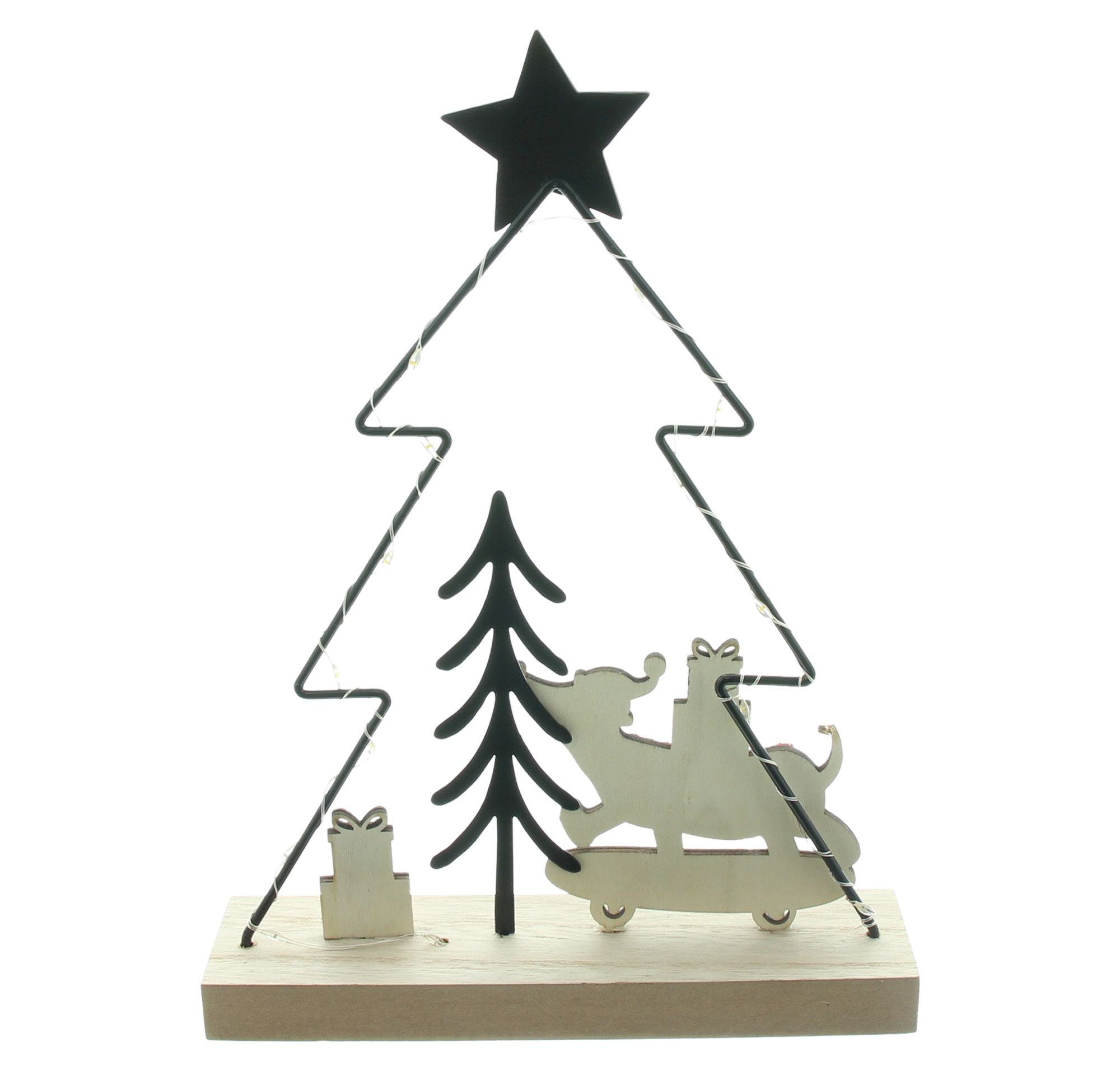 Acheter Sapin LED « Teckel sur skateboard » dans la boutique en ligne de Frank Flechtwaren pour Sapins