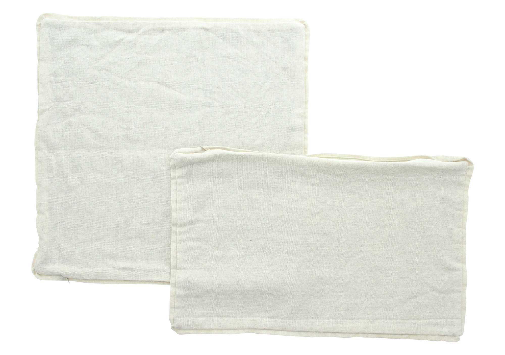 Acheter Lot de 2 housses de coussin "vert &amp; gris"  dans la boutique en ligne de Frank Flechtwaren pour Remplissages