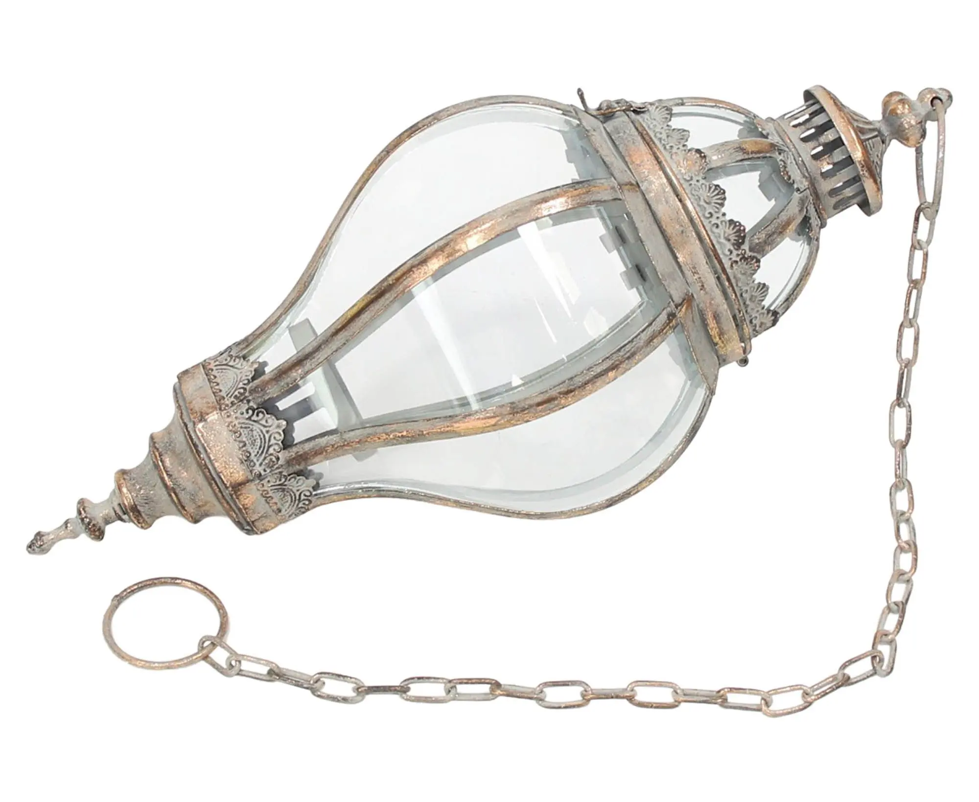 Acheter Lanterne suspendue « Metallic Vintage » dans la boutique en ligne de Frank Flechtwaren pour Lanternes