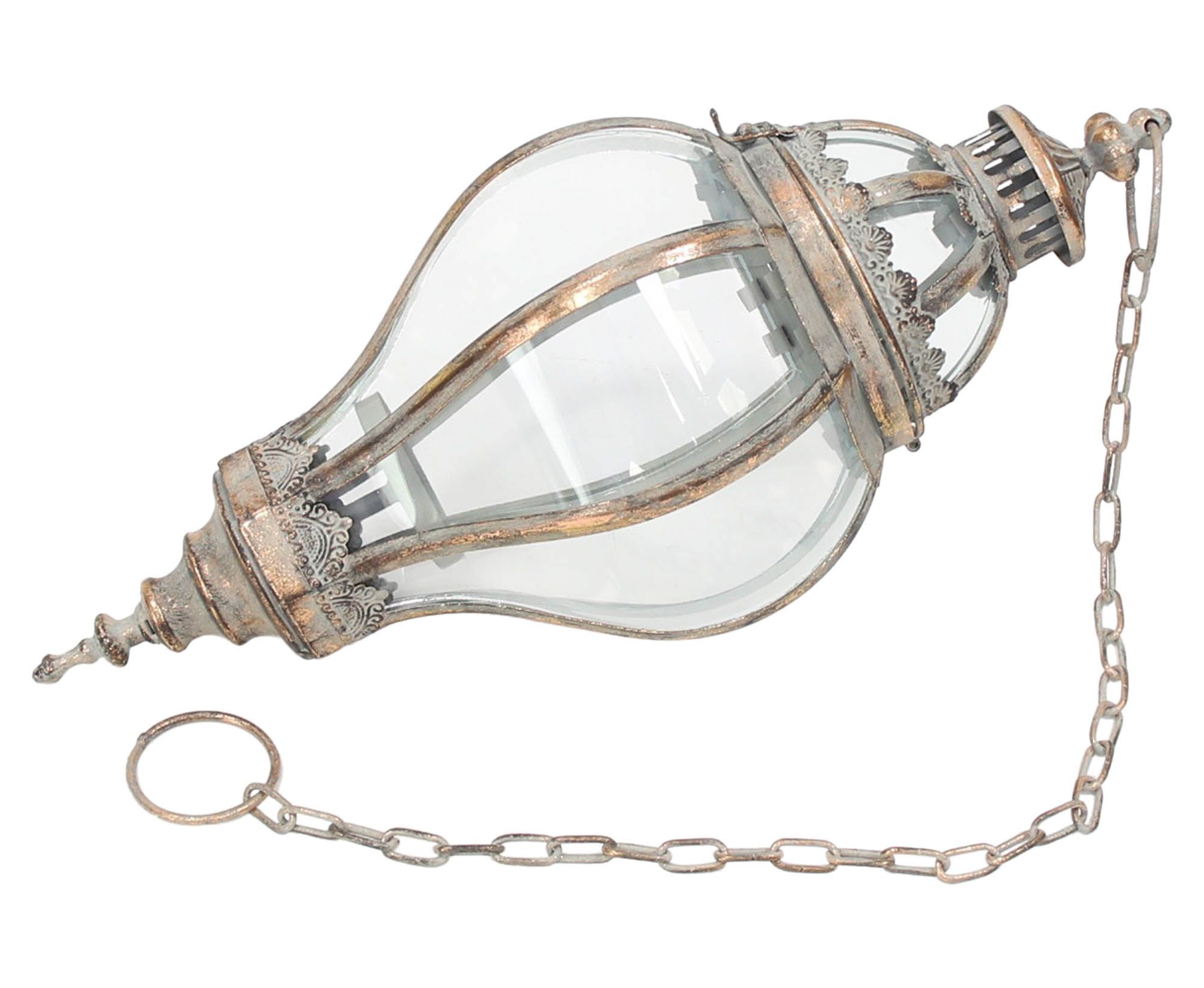Acheter Lanterne suspendue « Metallic Vintage » dans la boutique en ligne de Frank Flechtwaren pour Lanternes