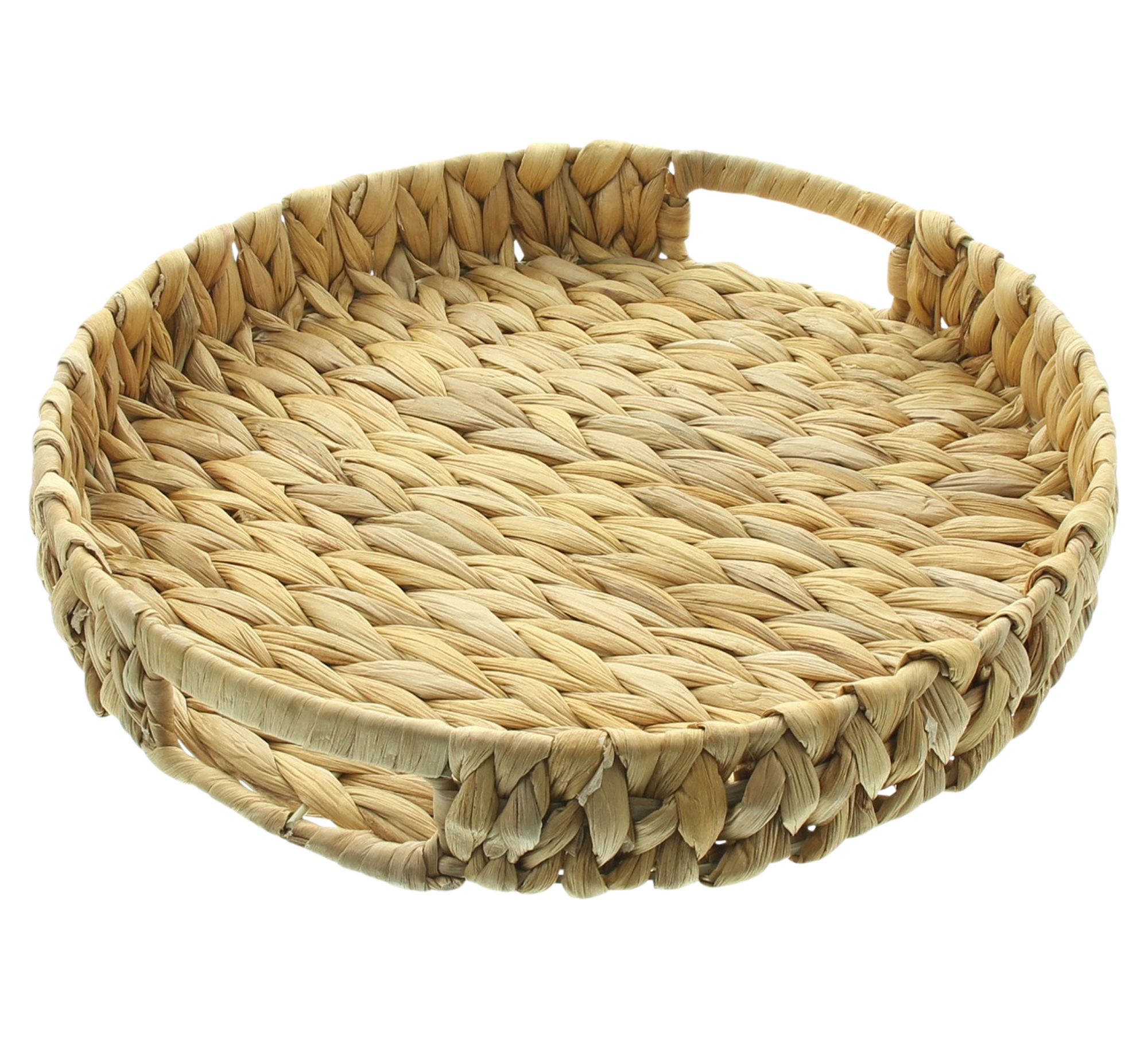 Acheter Plateau "Jacinthe d'eau", rond  dans la boutique en ligne de Frank Flechtwaren pour Matériaux naturels