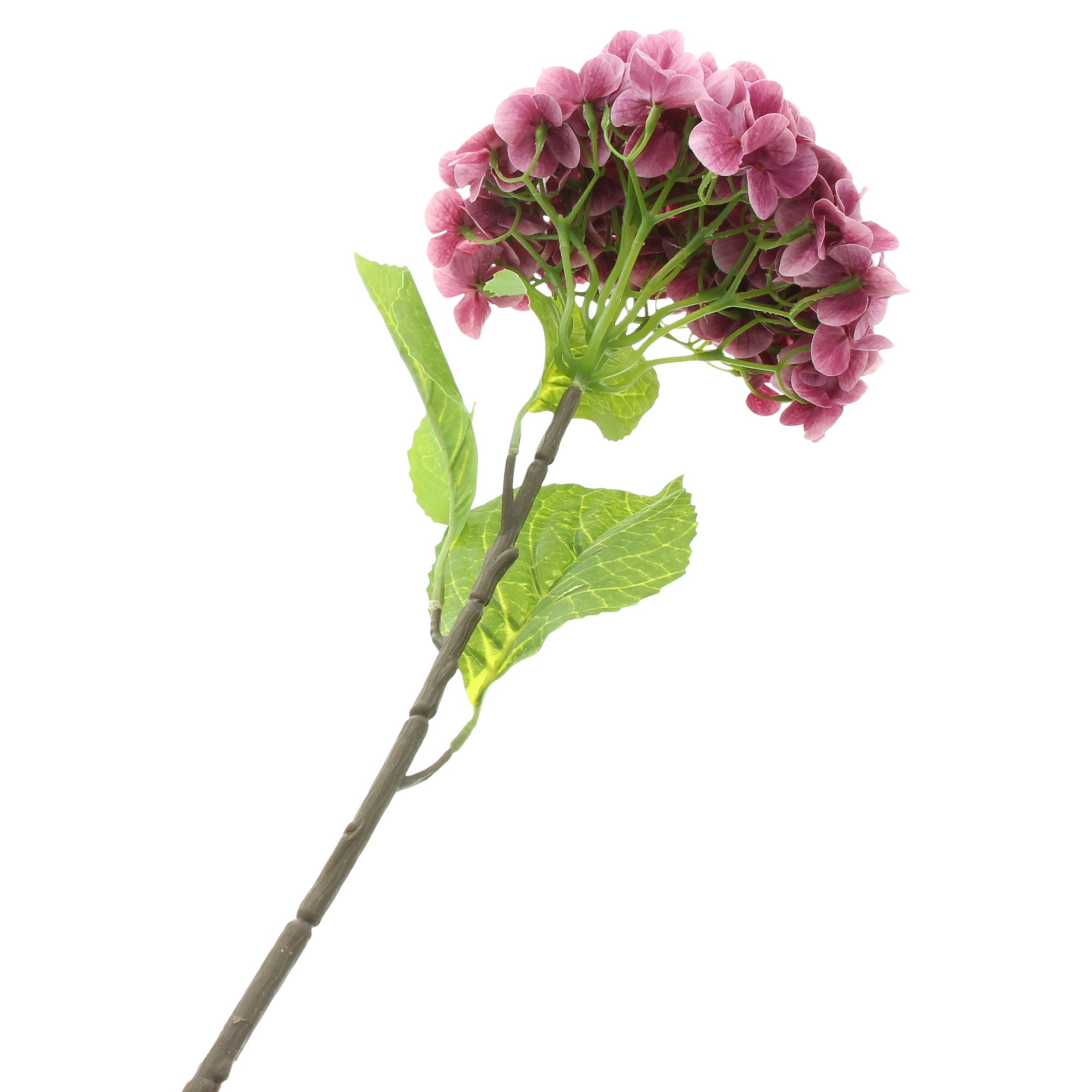 Acheter Fleur artificielle "hortensia rose"  dans la boutique en ligne de Frank Flechtwaren pour Plantes artificielles