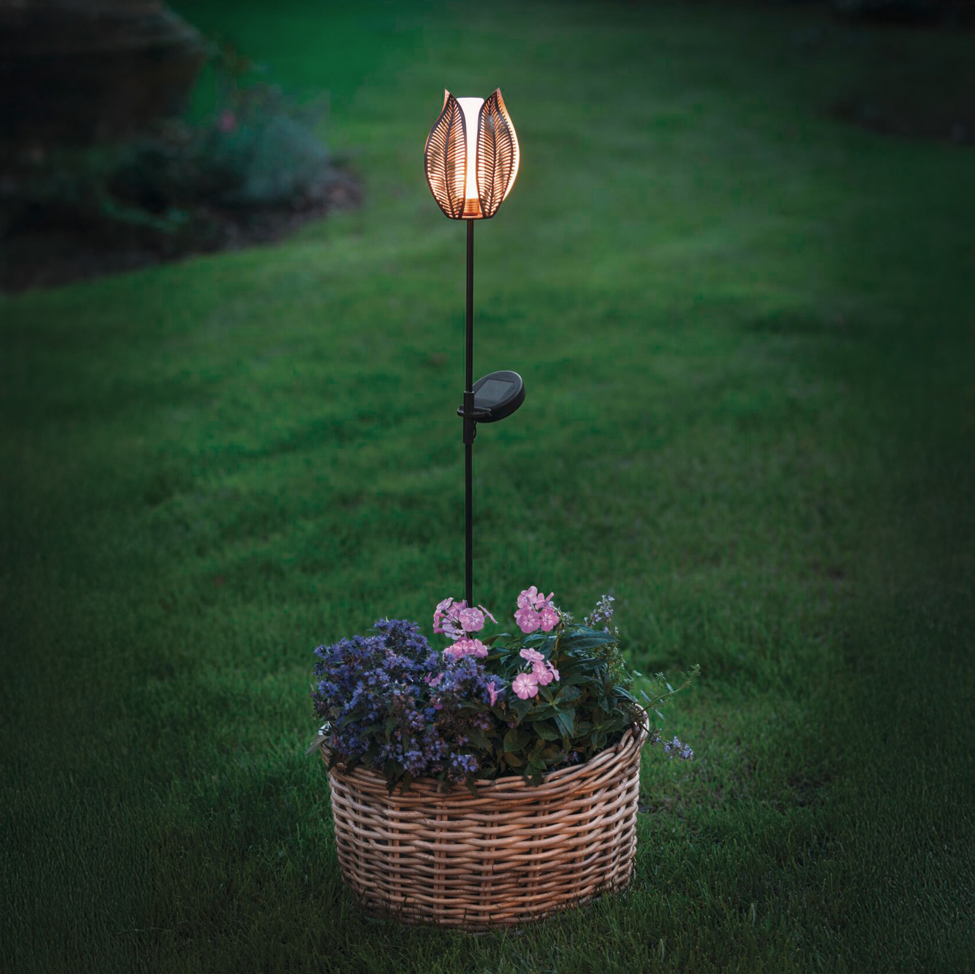 Acheter Pic solaire " fleur"  dans la boutique en ligne de Frank Flechtwaren