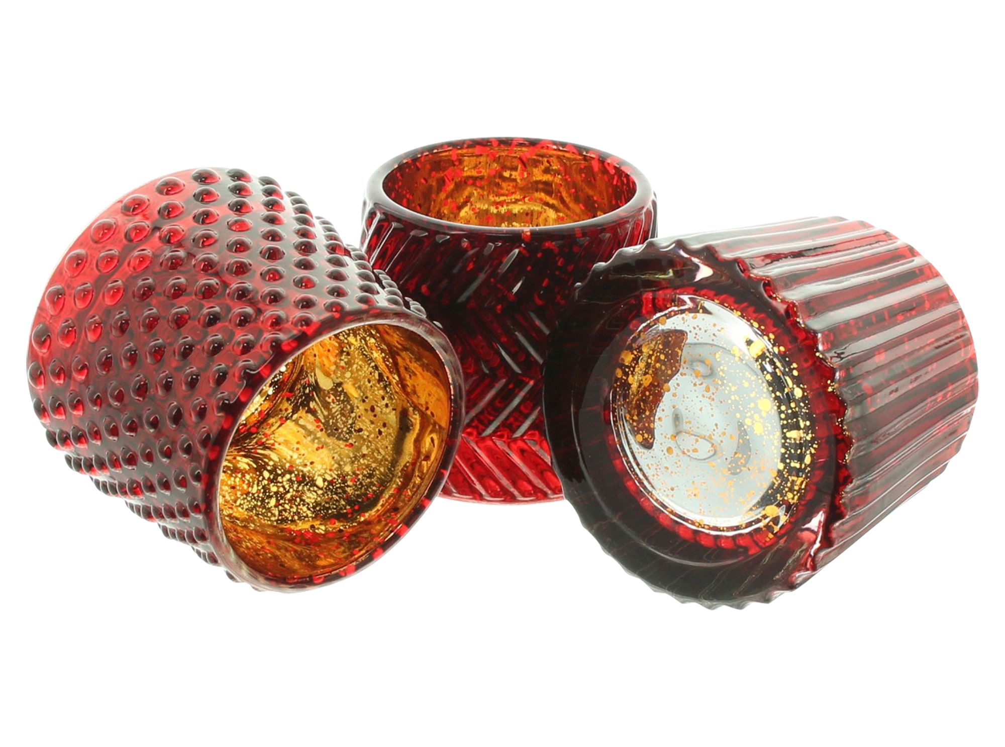Acheter Porte-bougies « Structure », lot de 3 dans la boutique en ligne de Frank Flechtwaren pour Lumignons