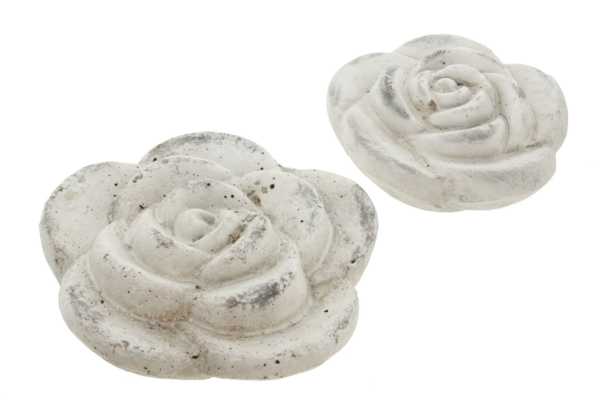 Acheter Lot de 2 fleurs en ciment "rose"  dans la boutique en ligne de Frank Flechtwaren pour Automne