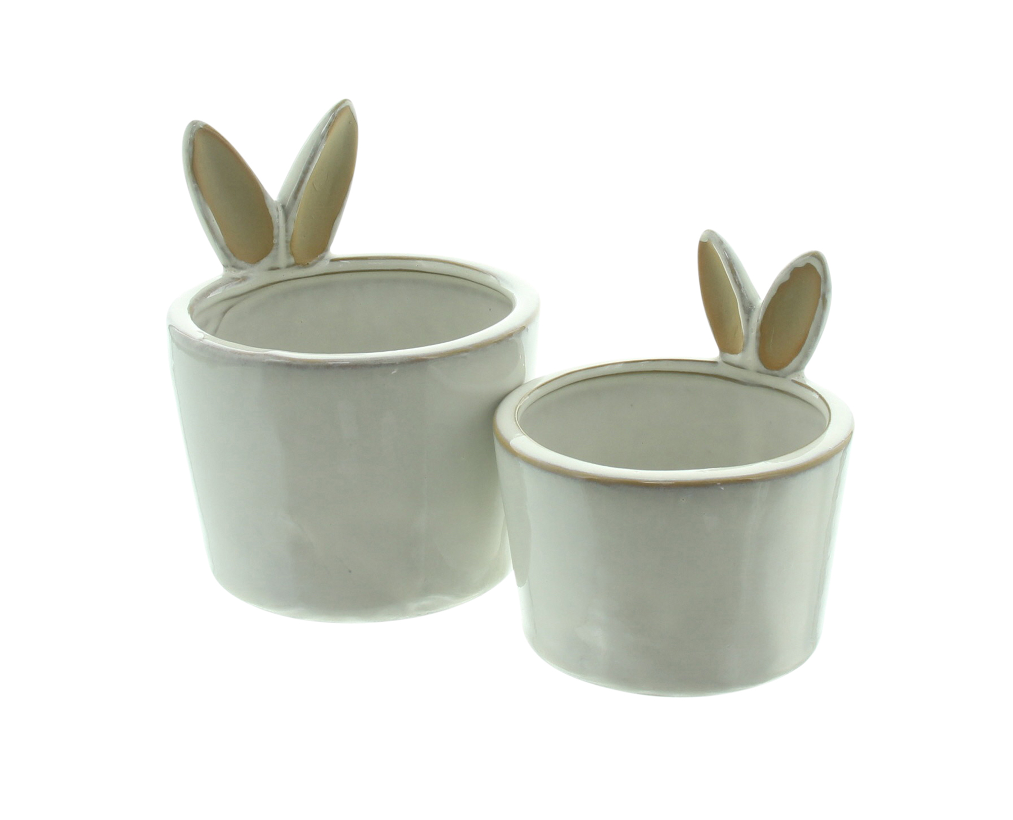 Acheter Lot de 2 jardinières "oreilles de lapin"  dans la boutique en ligne de Frank Flechtwaren pour Bols décoratifs