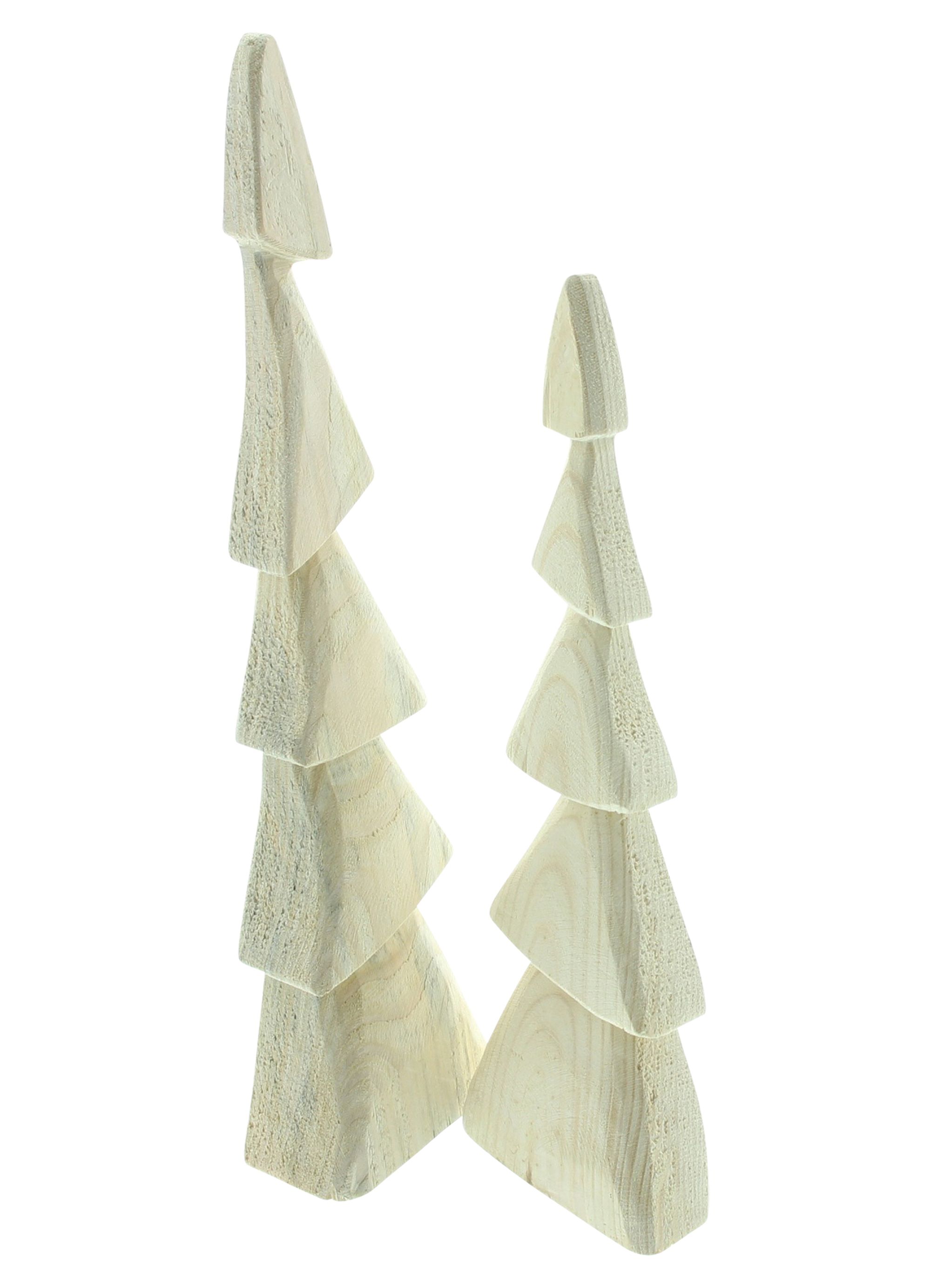 Acheter Lot de 2 décorations en bois "sapin"  dans la boutique en ligne de Frank Flechtwaren pour Sapins