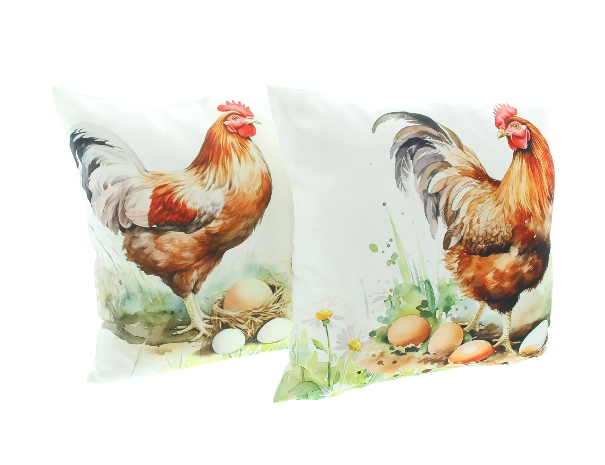 Acheter Lot de 2 housses de coussin "charme champêtre"  dans la boutique en ligne de Frank Flechtwaren pour Remplissages